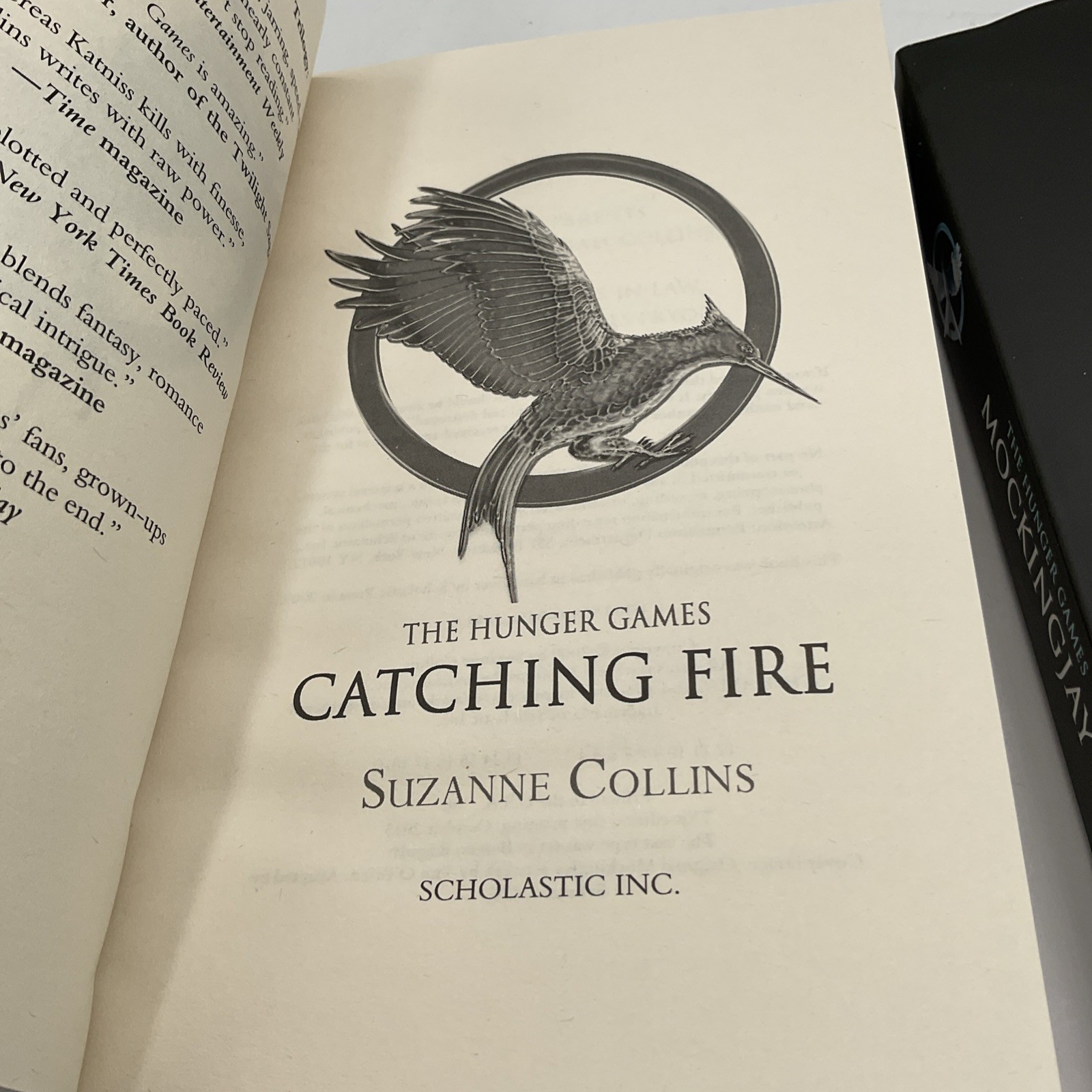 The Hunger Games Trilogy Scholastic Boxed Set Slipcase Suzanne Collins