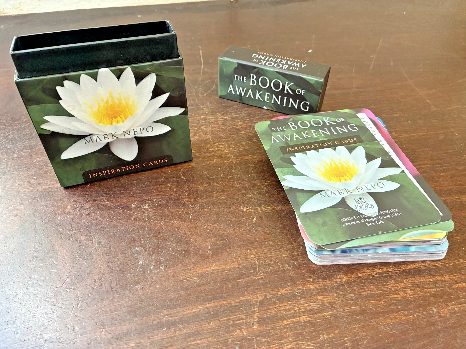 Book of Awakening Inspiration Cards by Mark Nepo (2013, Cards,Flash Cards)