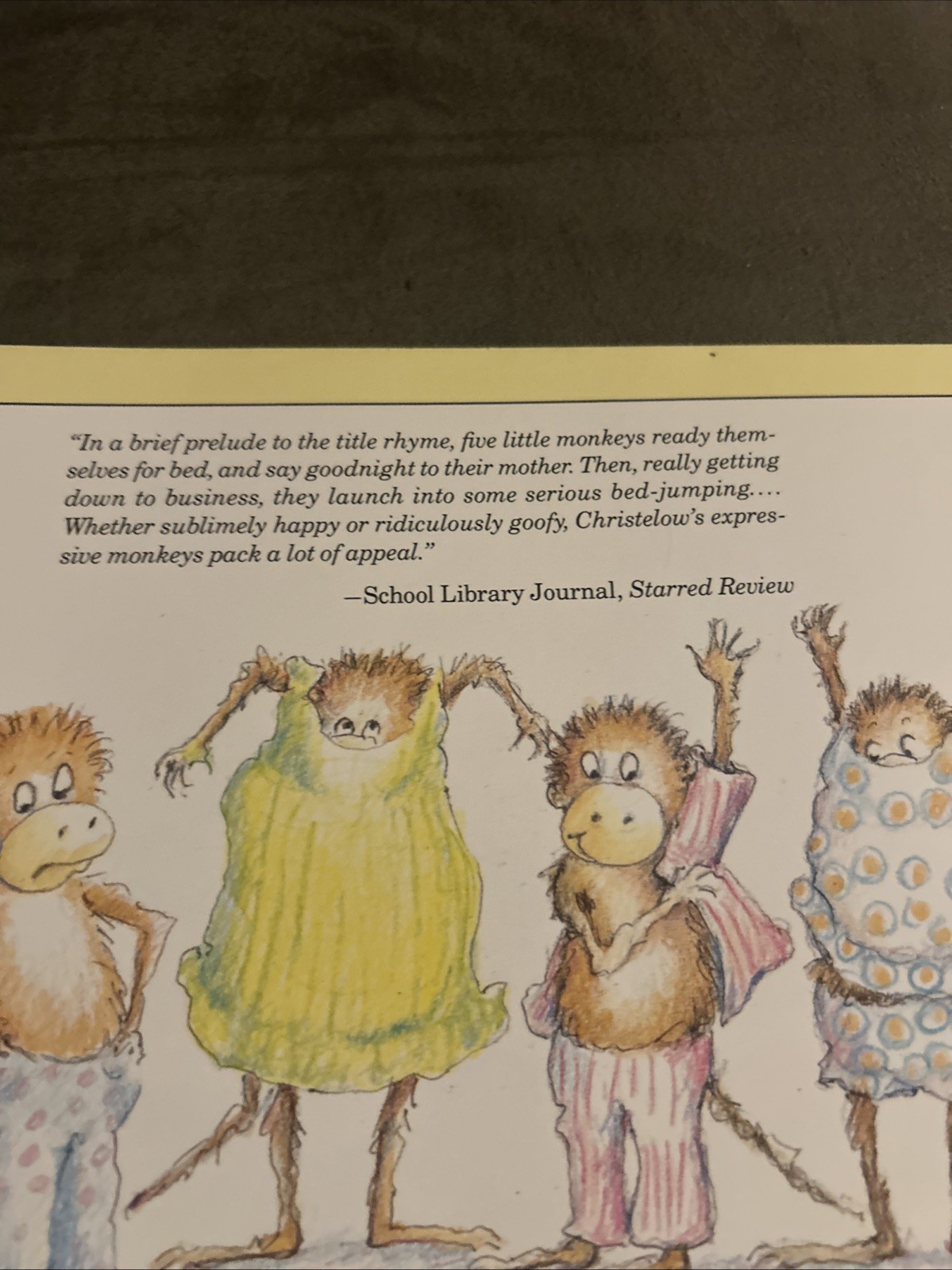 Five Little Monkeys Jumping on the Bed by Eileen Christelow Paperback Book