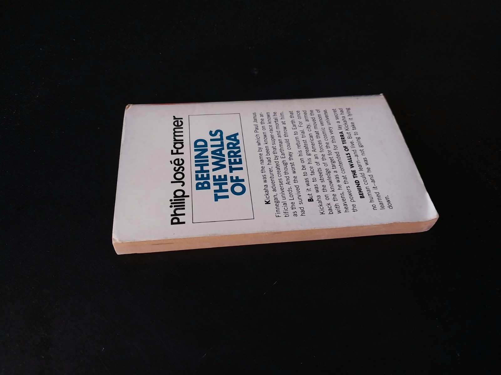 Philip Jose Farmer – Behind the Walls of Terra – Ace Books First Edition 1970