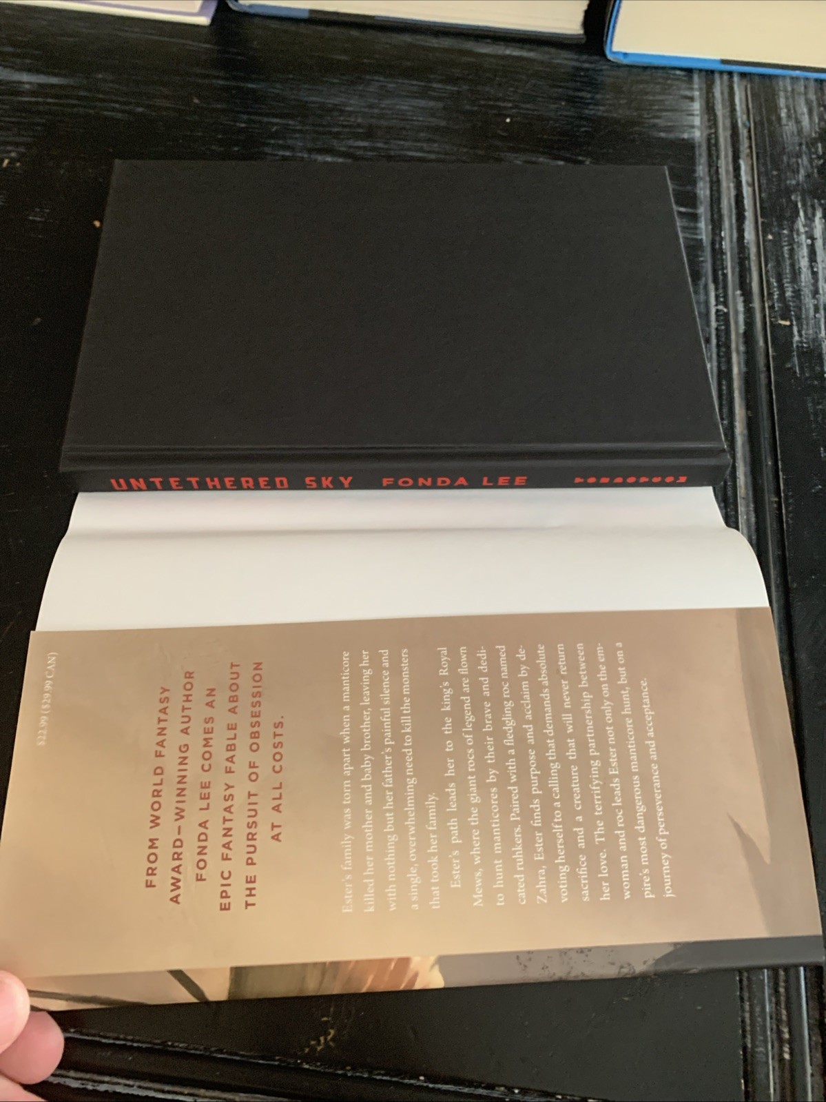 Untethered Sky by Fonda Lee (2023, Hardcover) Hand Signed 1st Edition