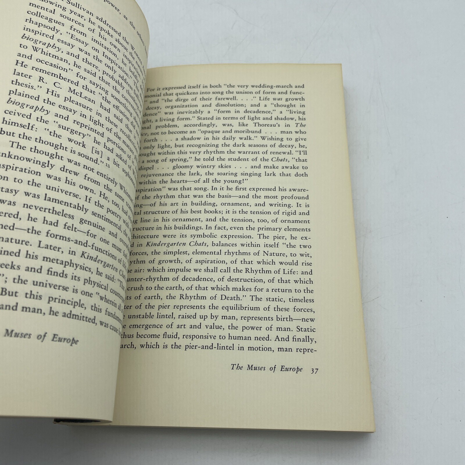 Louis Sullivan A Spectrum Book 1962 By Sherman Paul