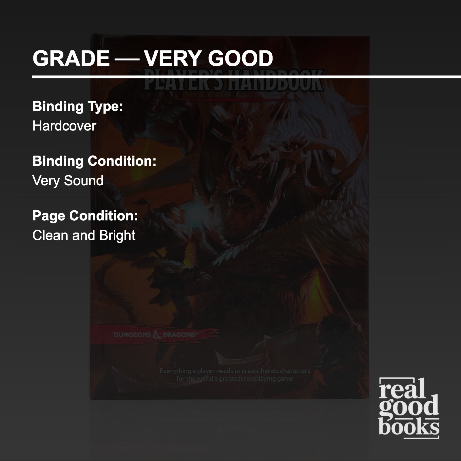 2018 Dungeons & Dragons Player’s Handbook HC VG