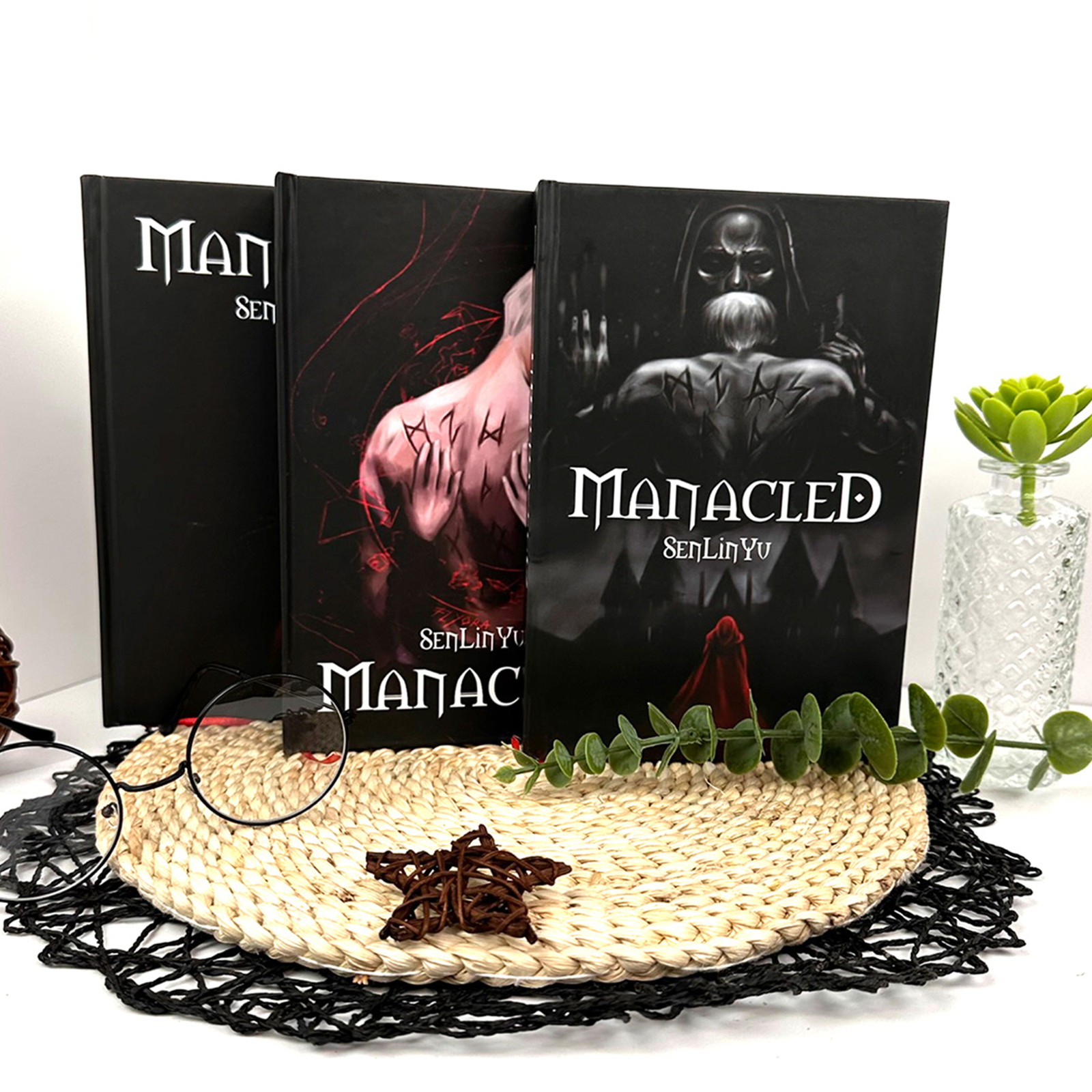 Manacled Book – Deluxe 3-Volume Edition with Illustrations -02