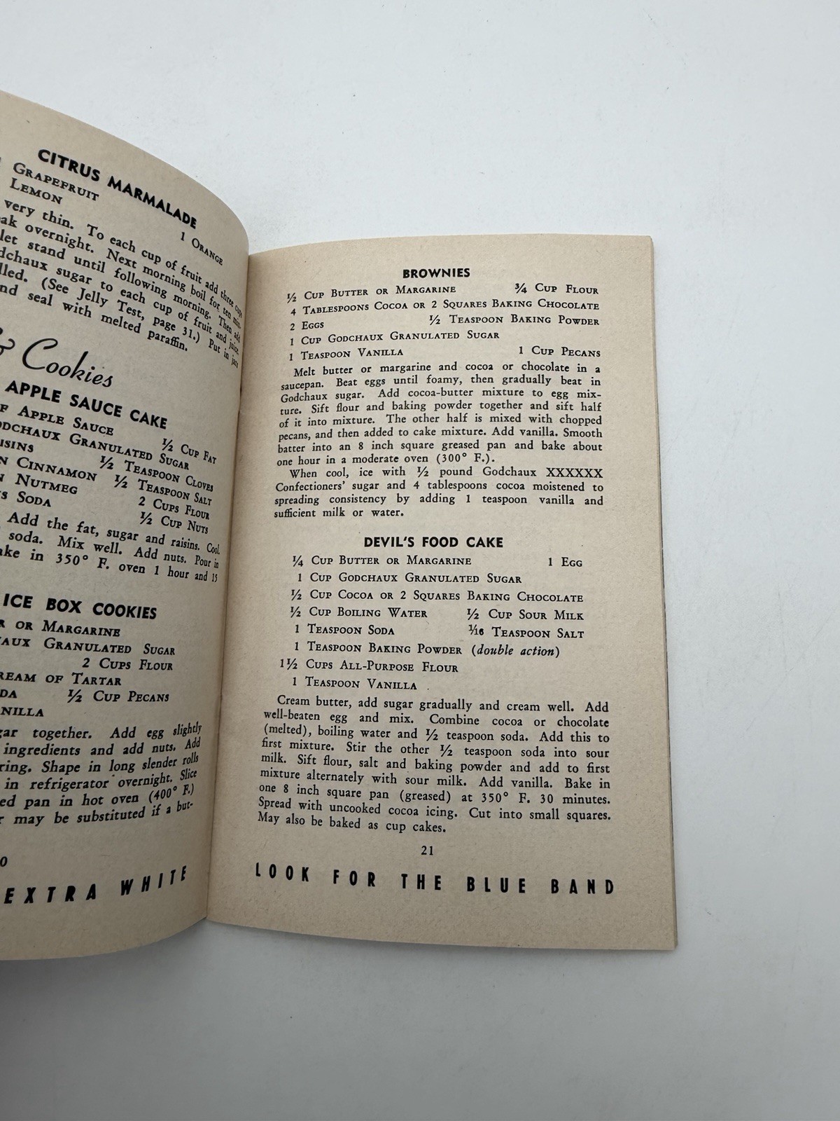 1951 Godchaux Sugars New Orleans Cookbook Creole Recipes VTG