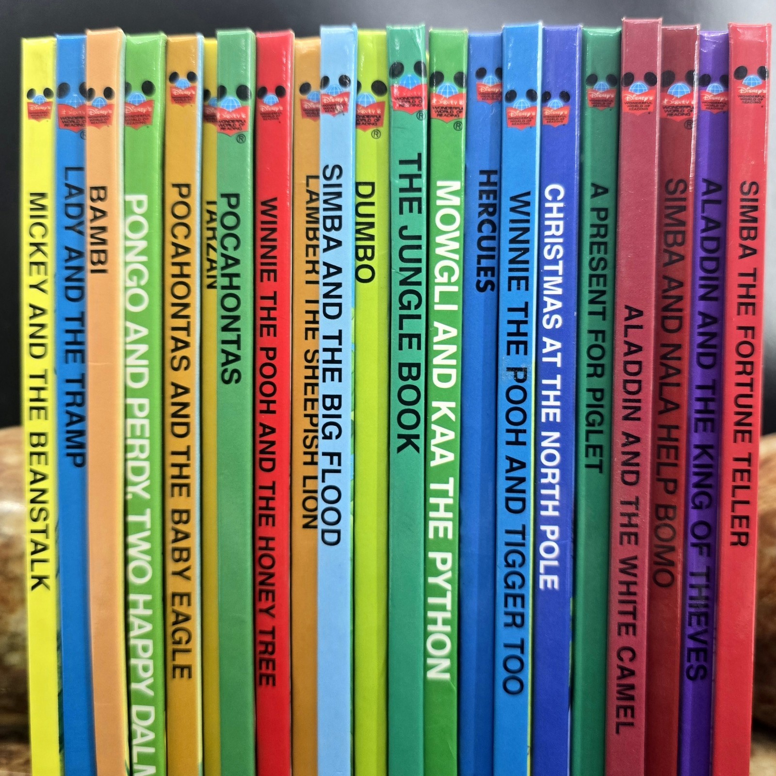 Walt Disney’s Wonderful World Of Reading Lot Of 21 Hardcover Books Vintage