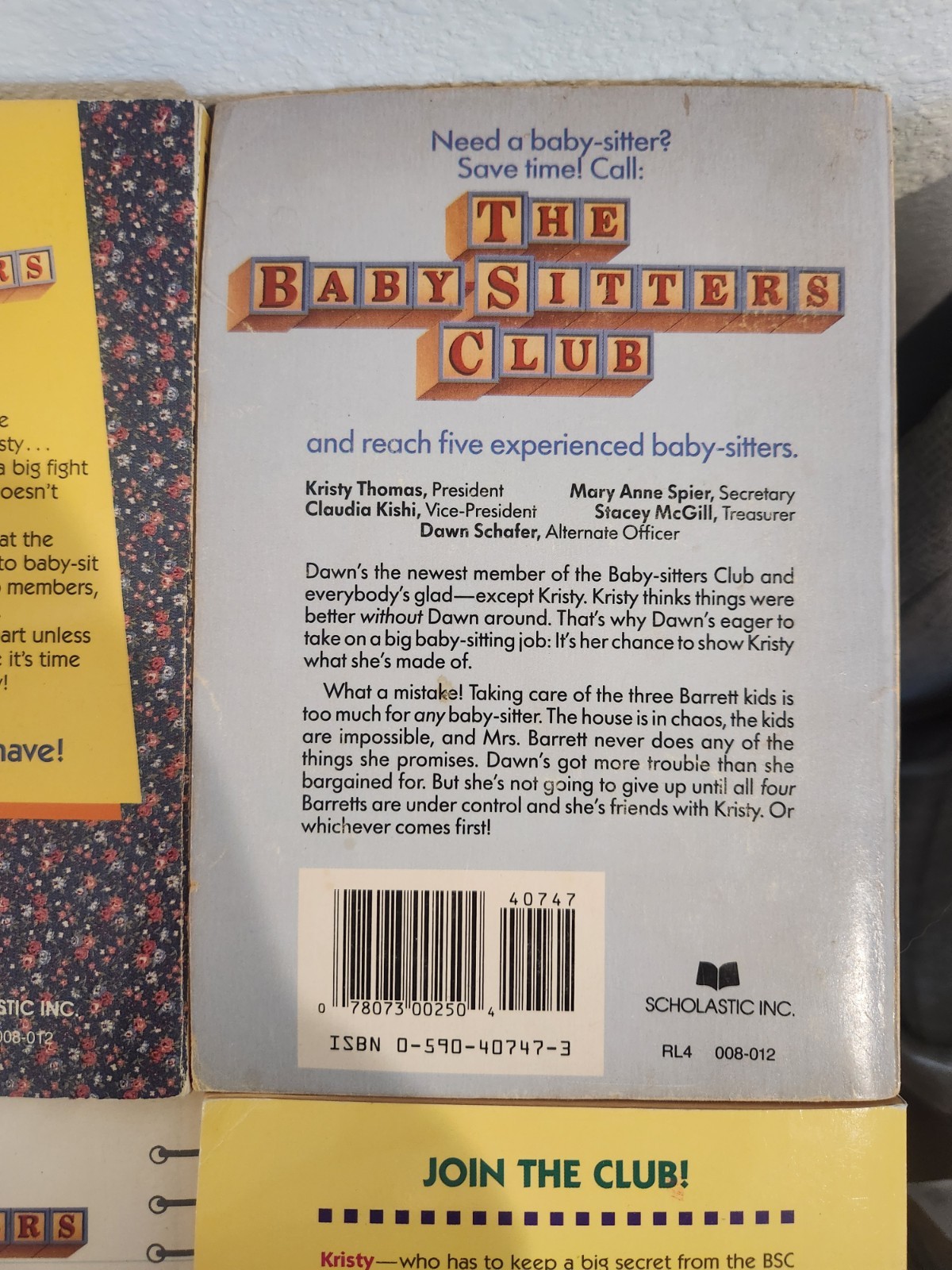 The Baby-Sitters Club Books #1-5, 7-9, Notebook & BSC by Ann M. Martin Paperback