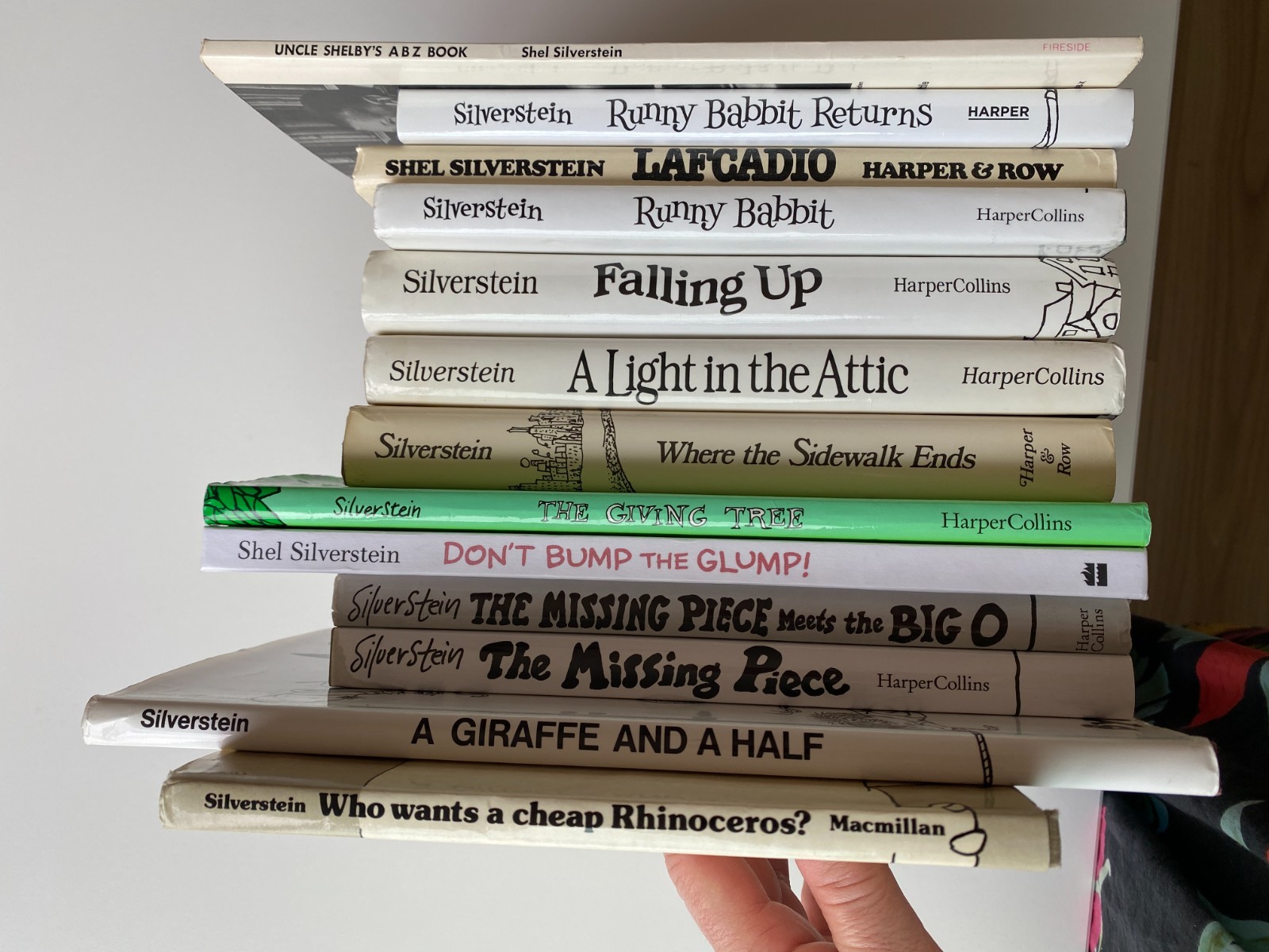 SHEL SILVERSTEIN LOT 13~Lafcadio~Runny Babbit~Missing Piece~BIG O~RETURNS~ABZ~