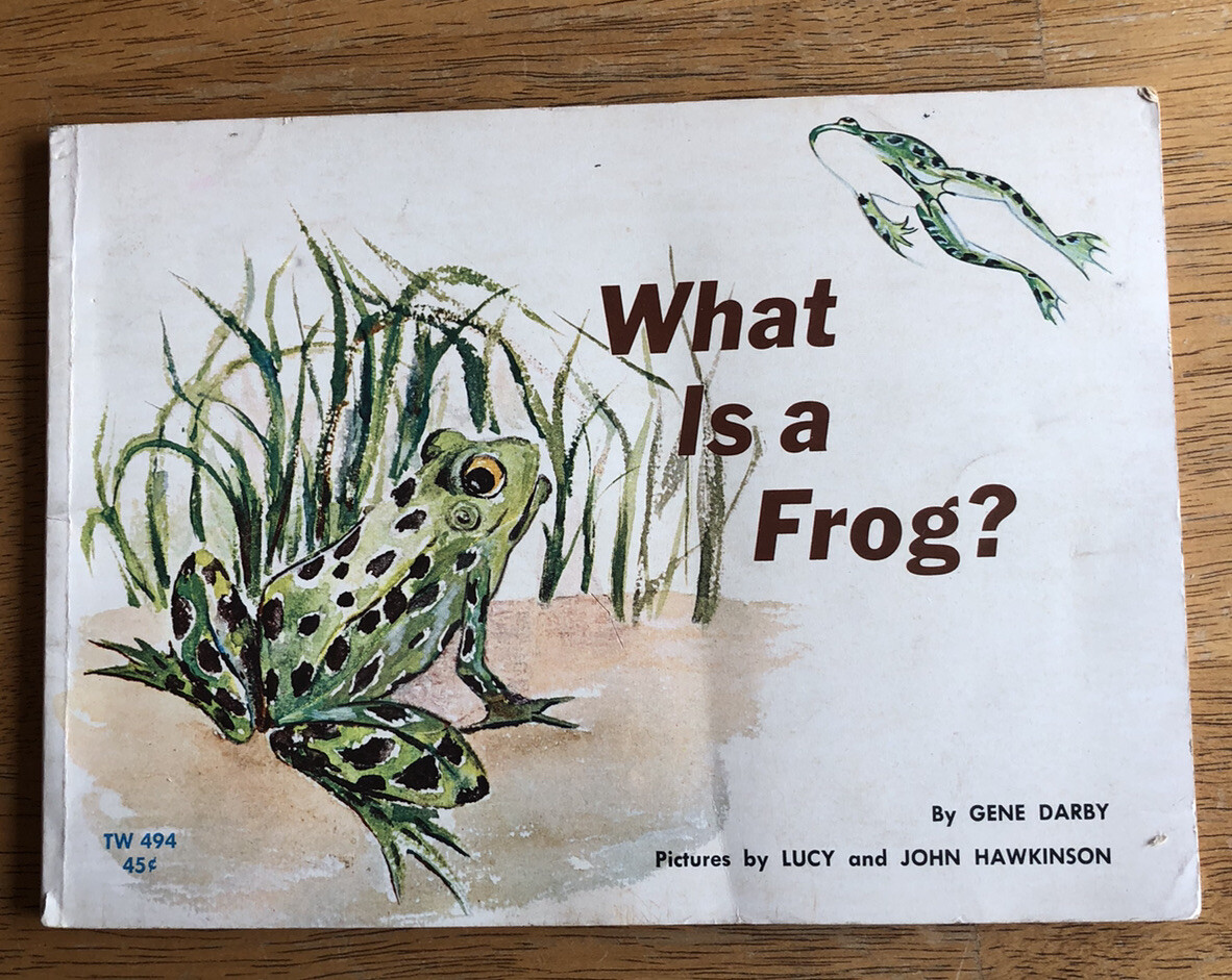 Vintage 1963 What is a Frog? by Gene Darby, Scholastic First Printing Paperback