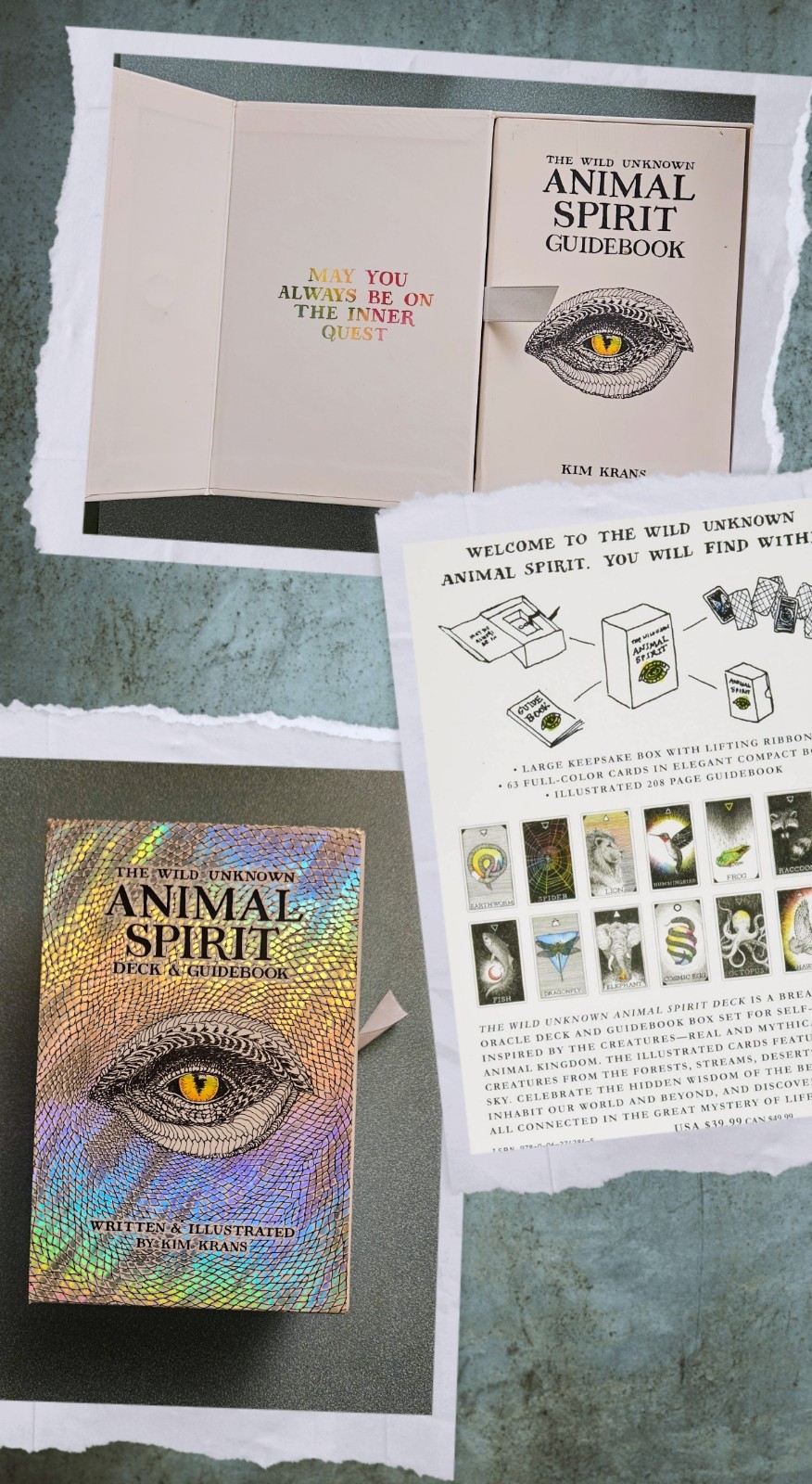 The Wild Unknown Animal Spirit Deck and Guidebook by Kim Krans