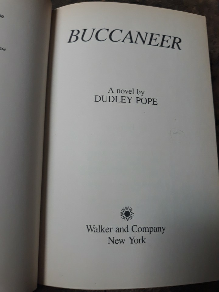 Dudley Pope, Buccaneer, HCDJ 1984 First Edition Good
