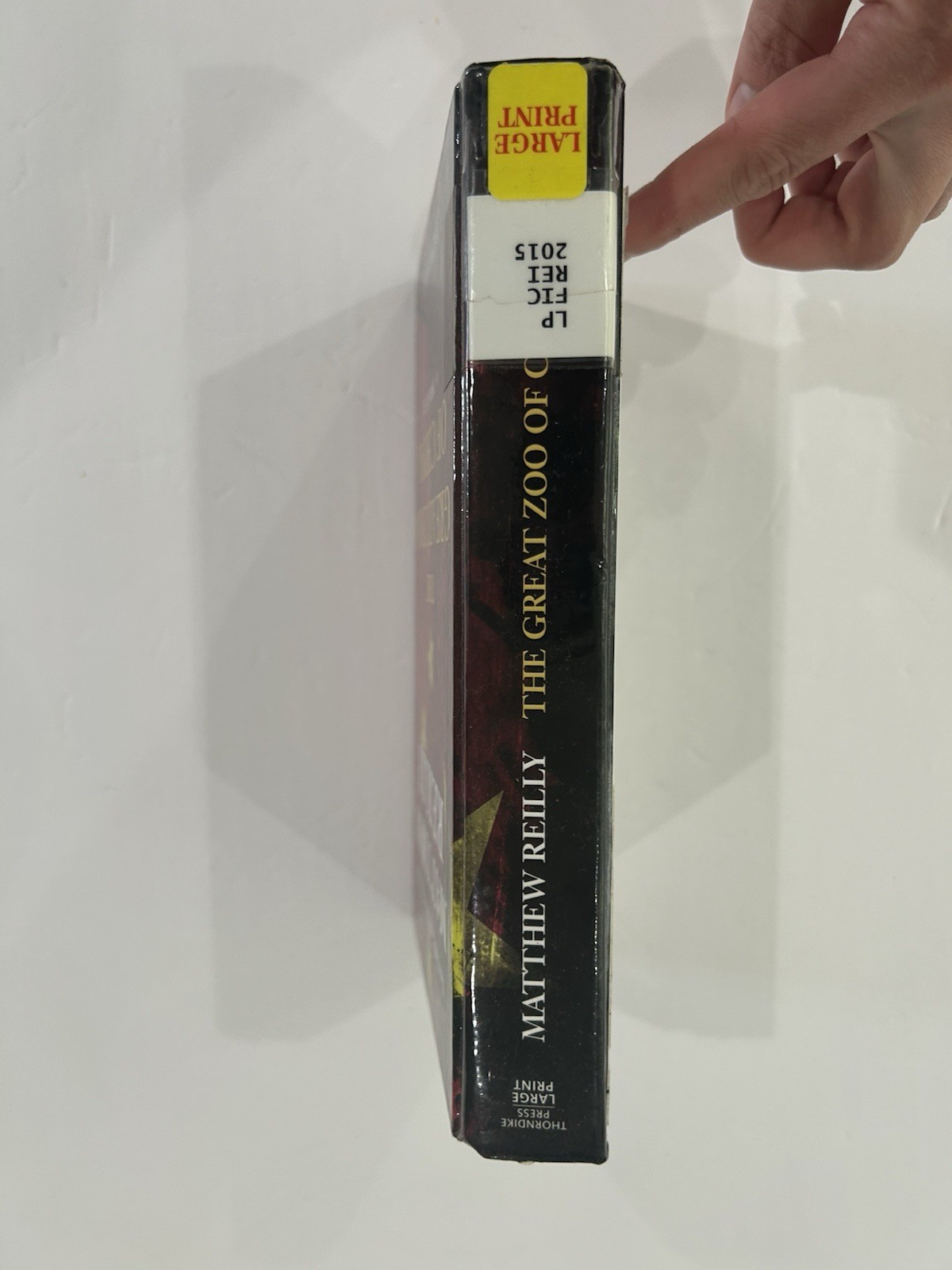 MATTHEW REILLY – THE GREAT ZOO OF CHINA – LARGE PRINT – Hardcover