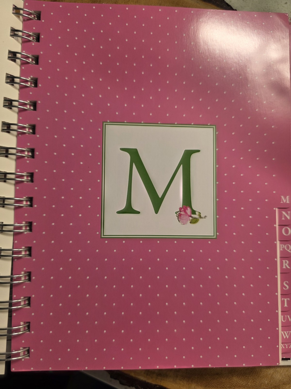 Rose Garden Large Address Book – Hardcover-spiral By Peter Pauper Press