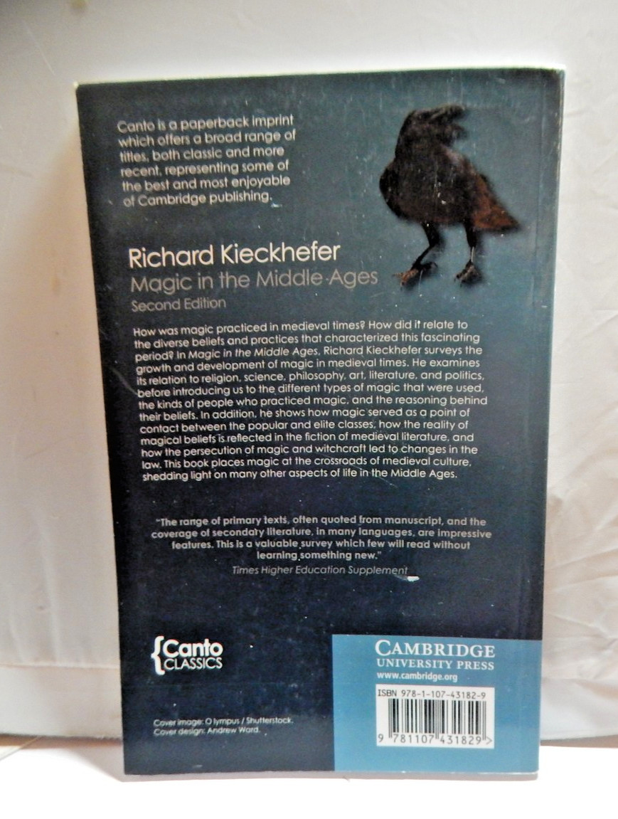 Magic in the Middle Ages (Canto Classics) by Richard Kieckhefer Paperback 2014