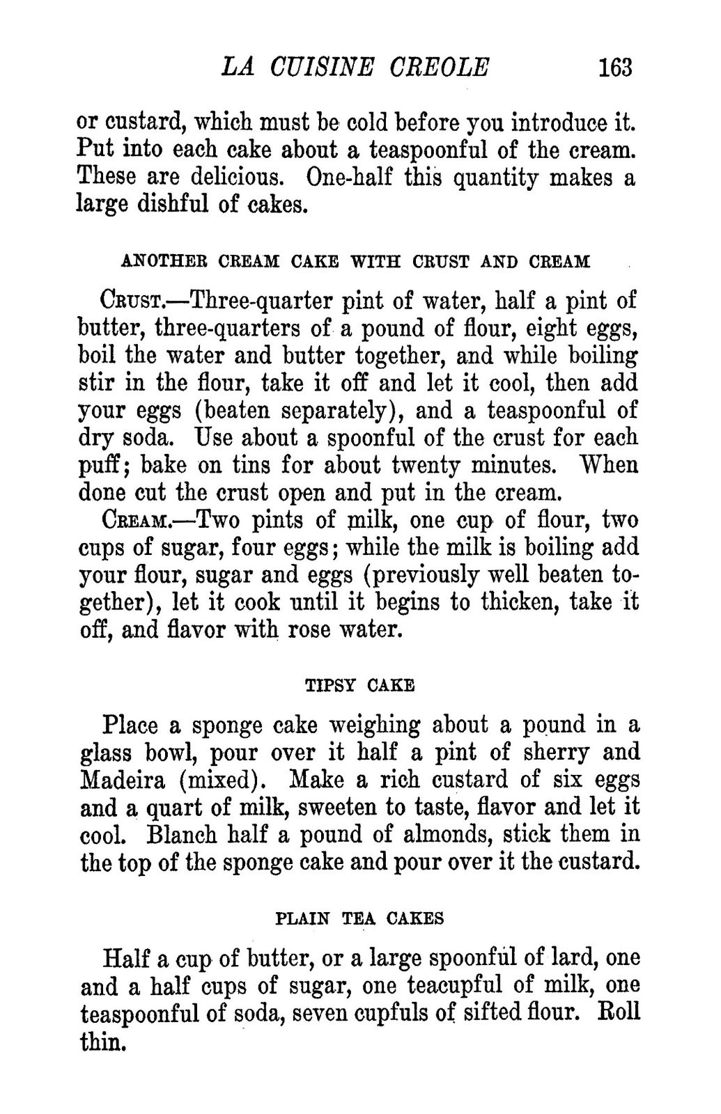 1885 LA Cuisine Creole Vintage Cook Book 271 Pages