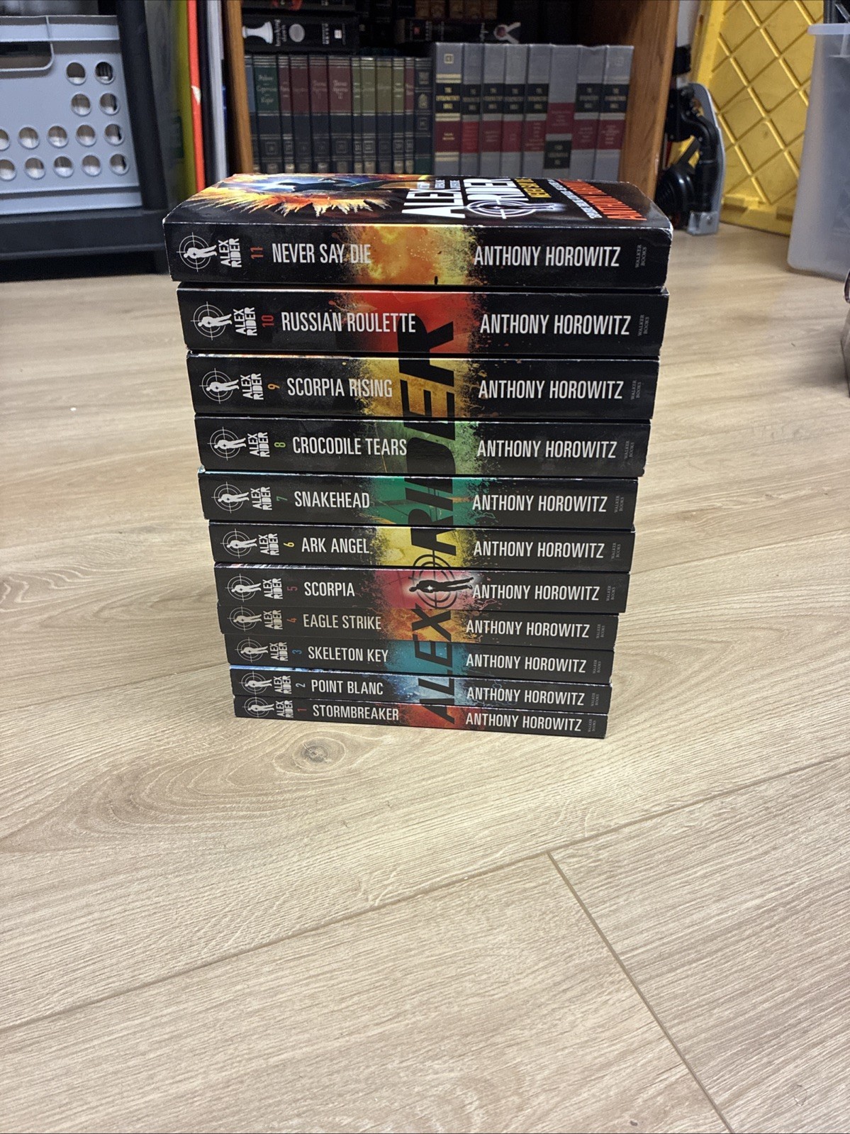 Alex Rider Collection By Anthony Horowitz – 11 Books Box Set USED