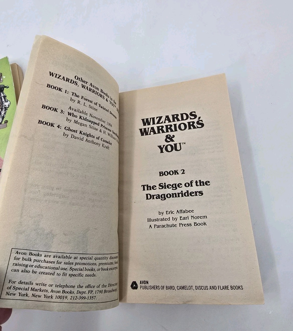 Wizards, Warriors and You Book #1 The Forest of Twisted Dreams & Book #2 Avon
