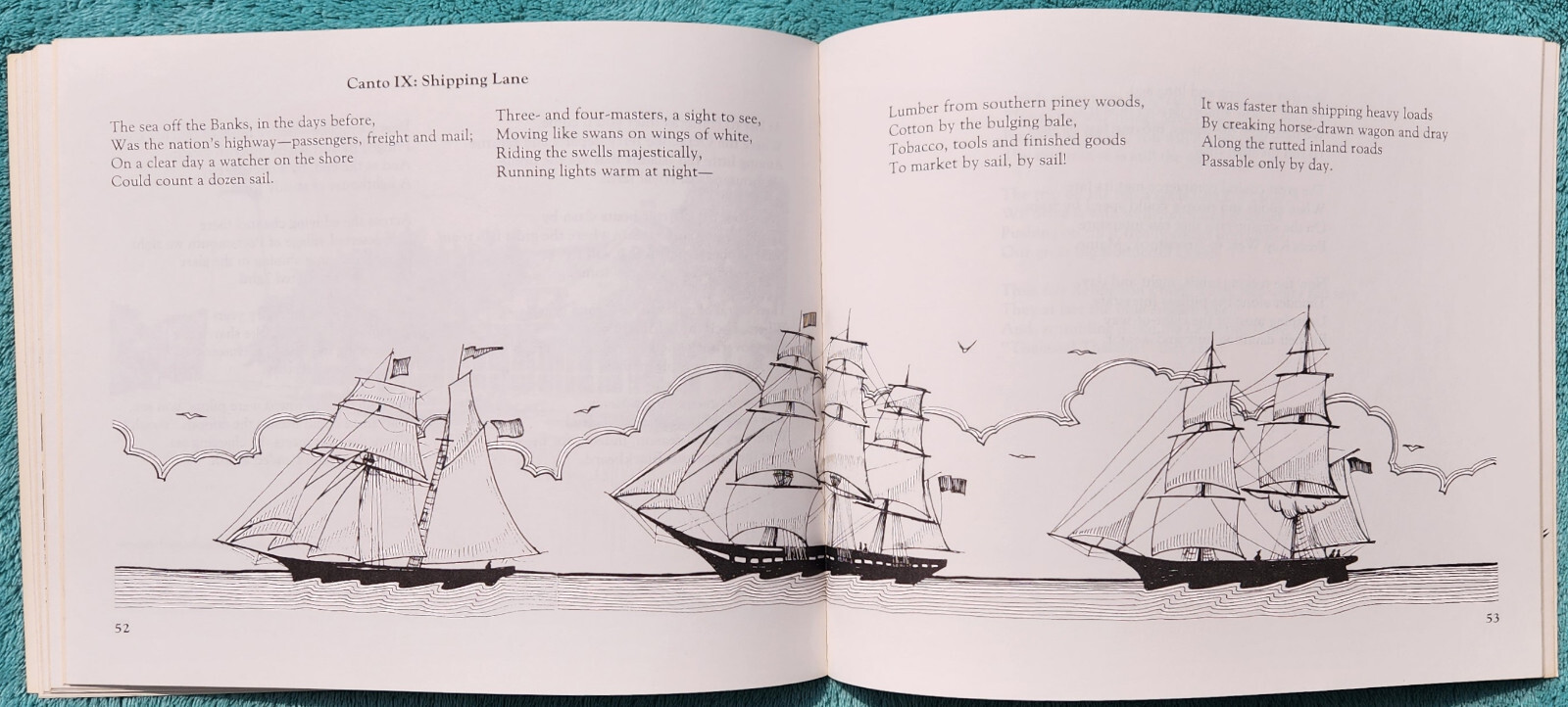 Song Of The Outer Banks A Celebration In 13 Cantos 1989 Trade Paperback 75 Pages