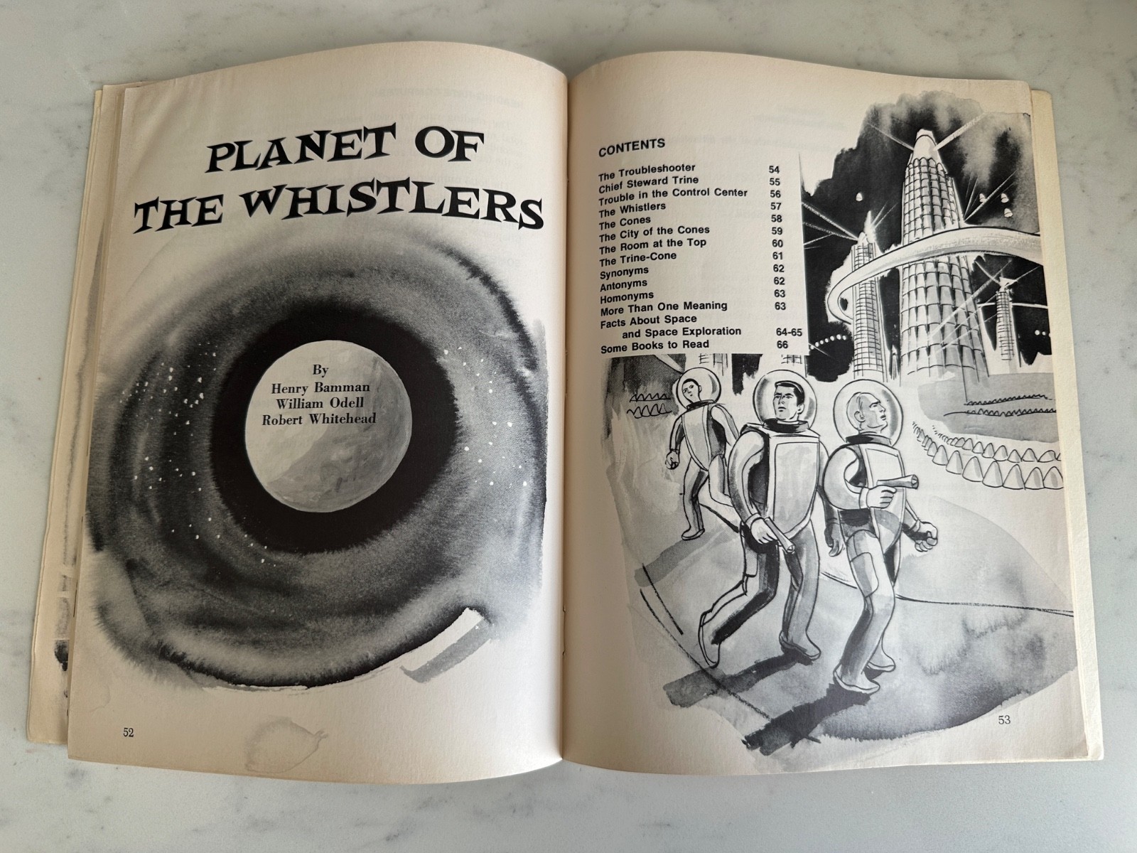 Vintage Activity Book Space Science Fiction Series Benefic Press