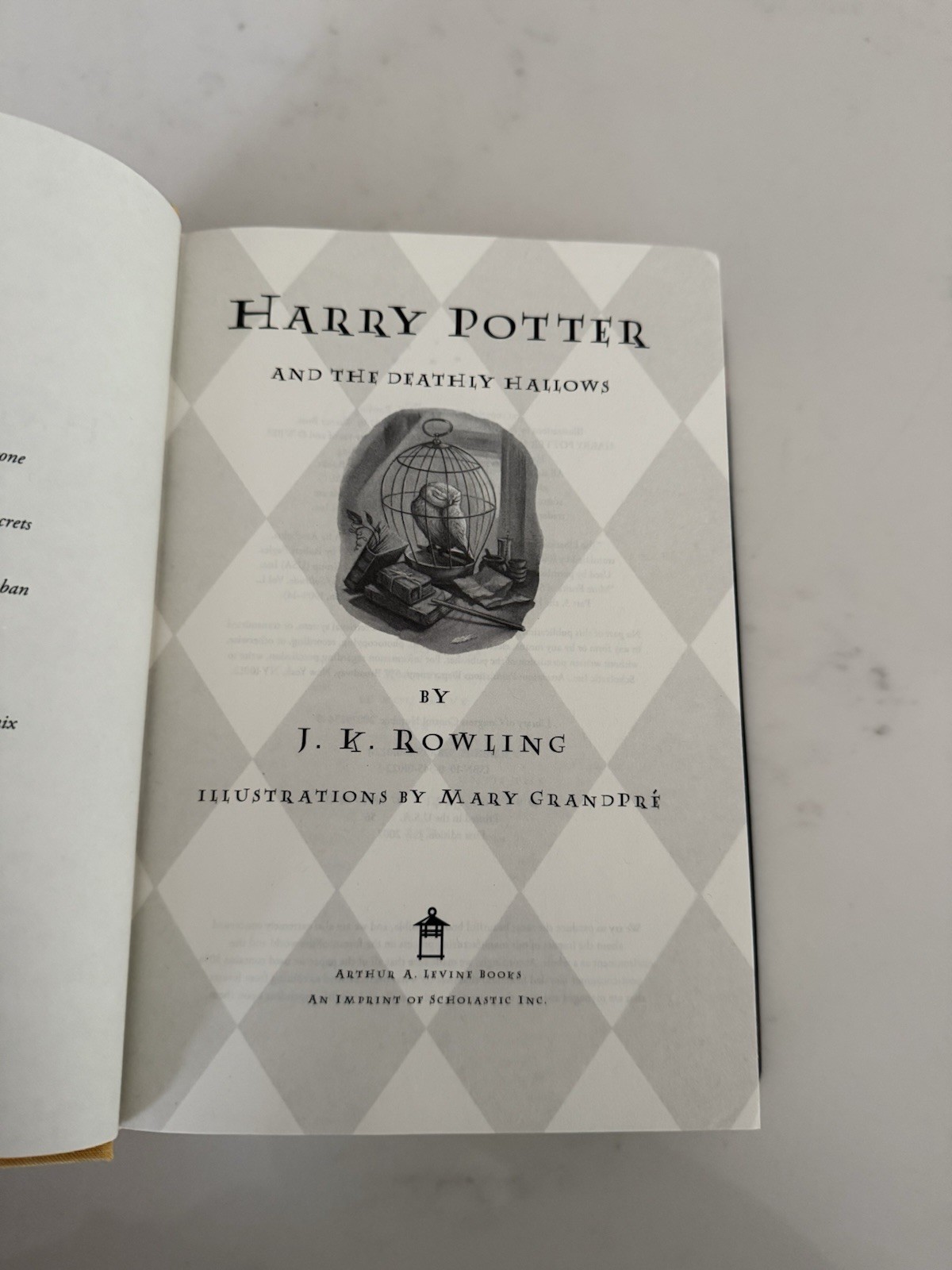 Harry Potter And The Deathly Hallows 1st 2007 RARE ERROR 759 Pages