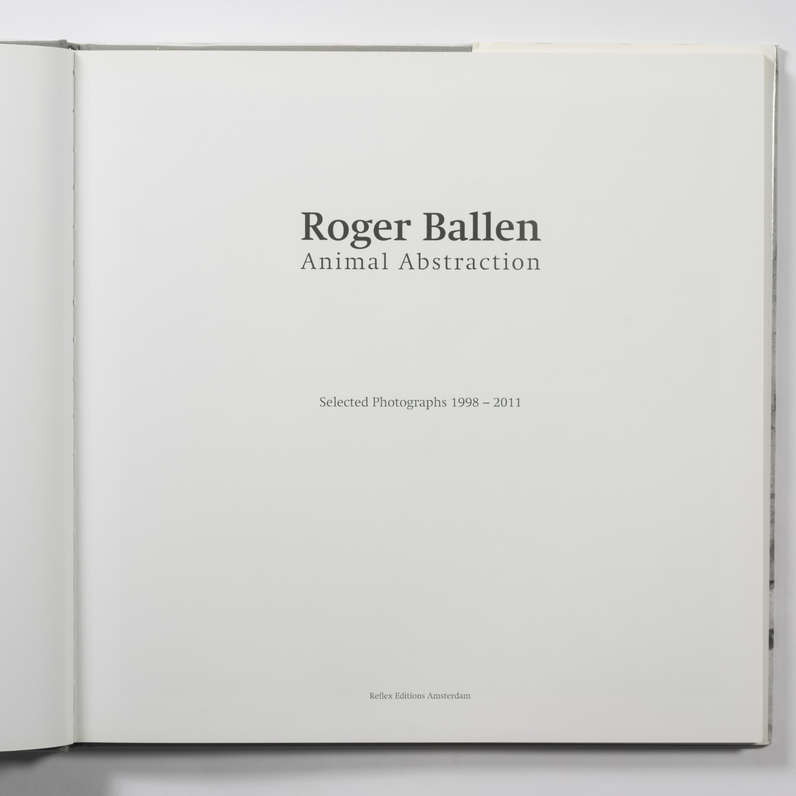 Roger Ballen – Animal Abstraction – SIGNED – Relfex Editions 2012