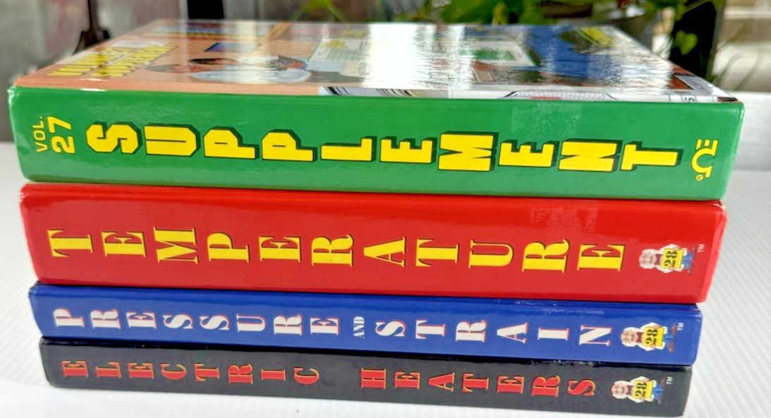Omega Engineering Handbook Set Vol 27 Supplement & Vol 28 Measurement Lot Of 4
