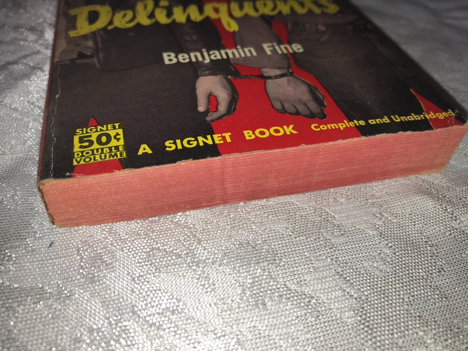 RARE Signet Book 1,000,000 DELINQUENTS Benjamin Fine PAPERBACK 1st Ed. 7″x4¼”