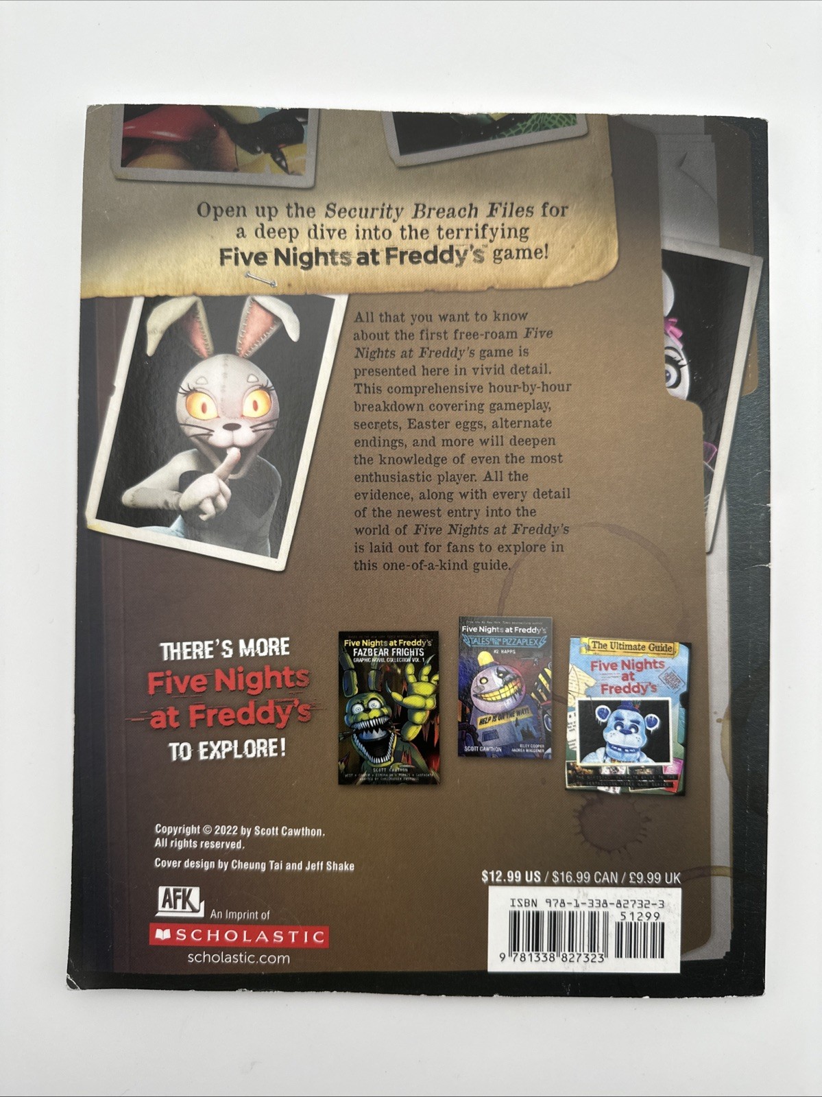 The Security Breach Files: An AFK Book (Five Nights at Freddys) 2022 PB
