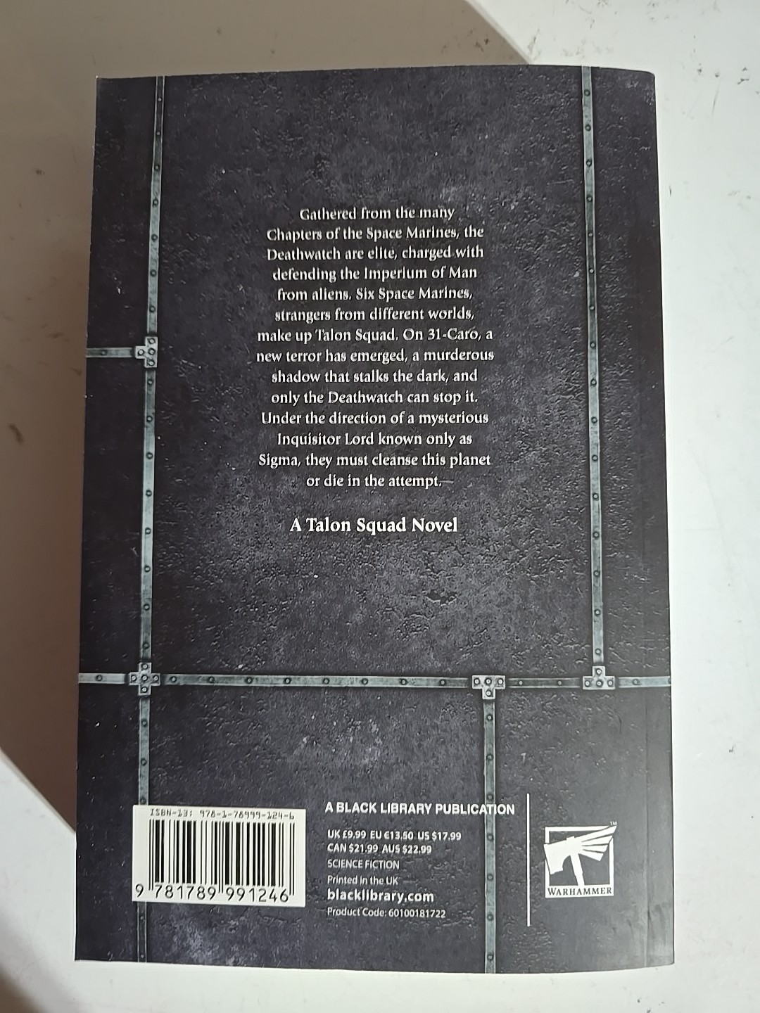 Deathwatch by Steve Parker 2019 PB Black Library Warhammer