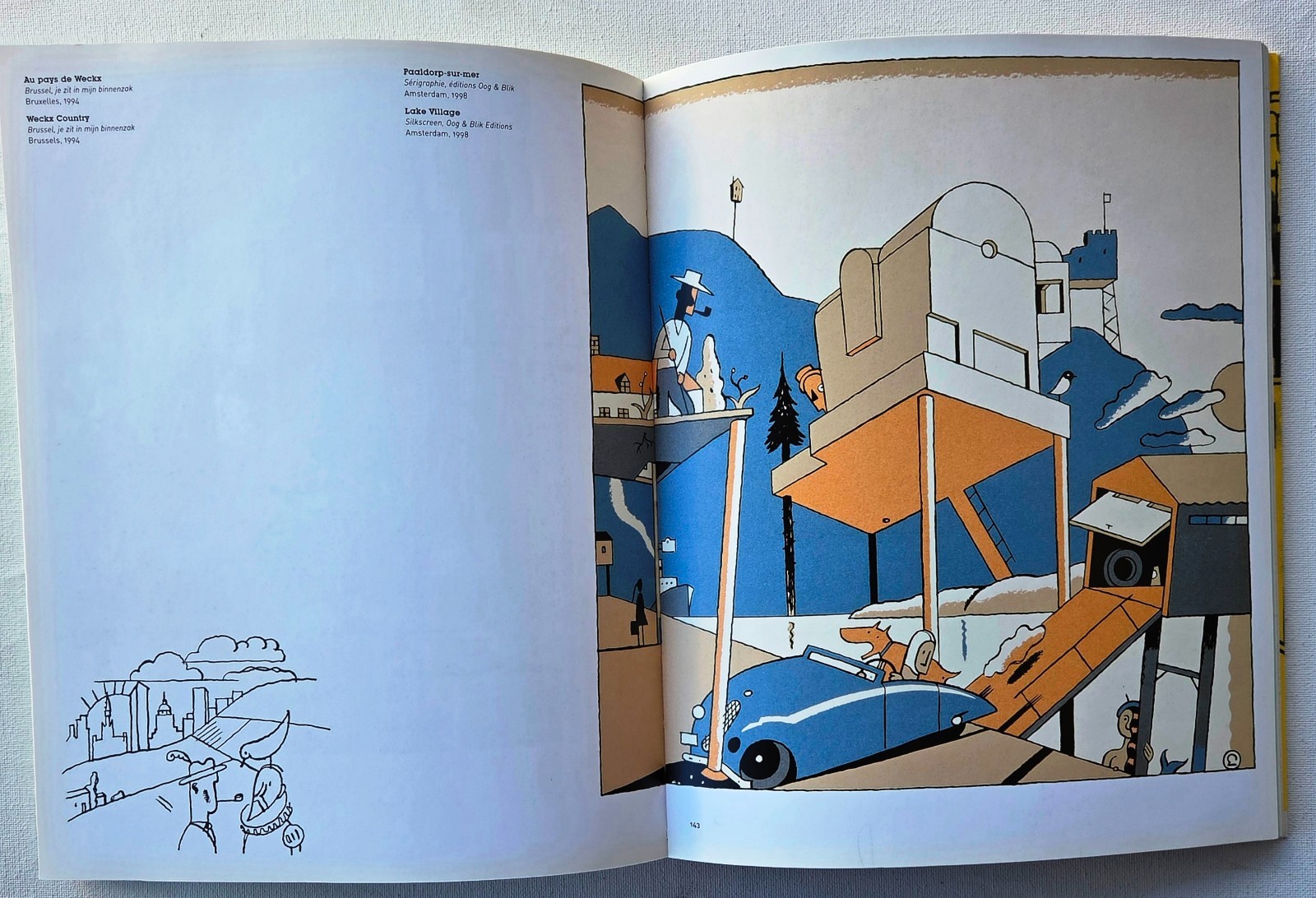 Rare Dutch Ever Meulen Book – Contemporary Belgian Graphic Art – New Yorker