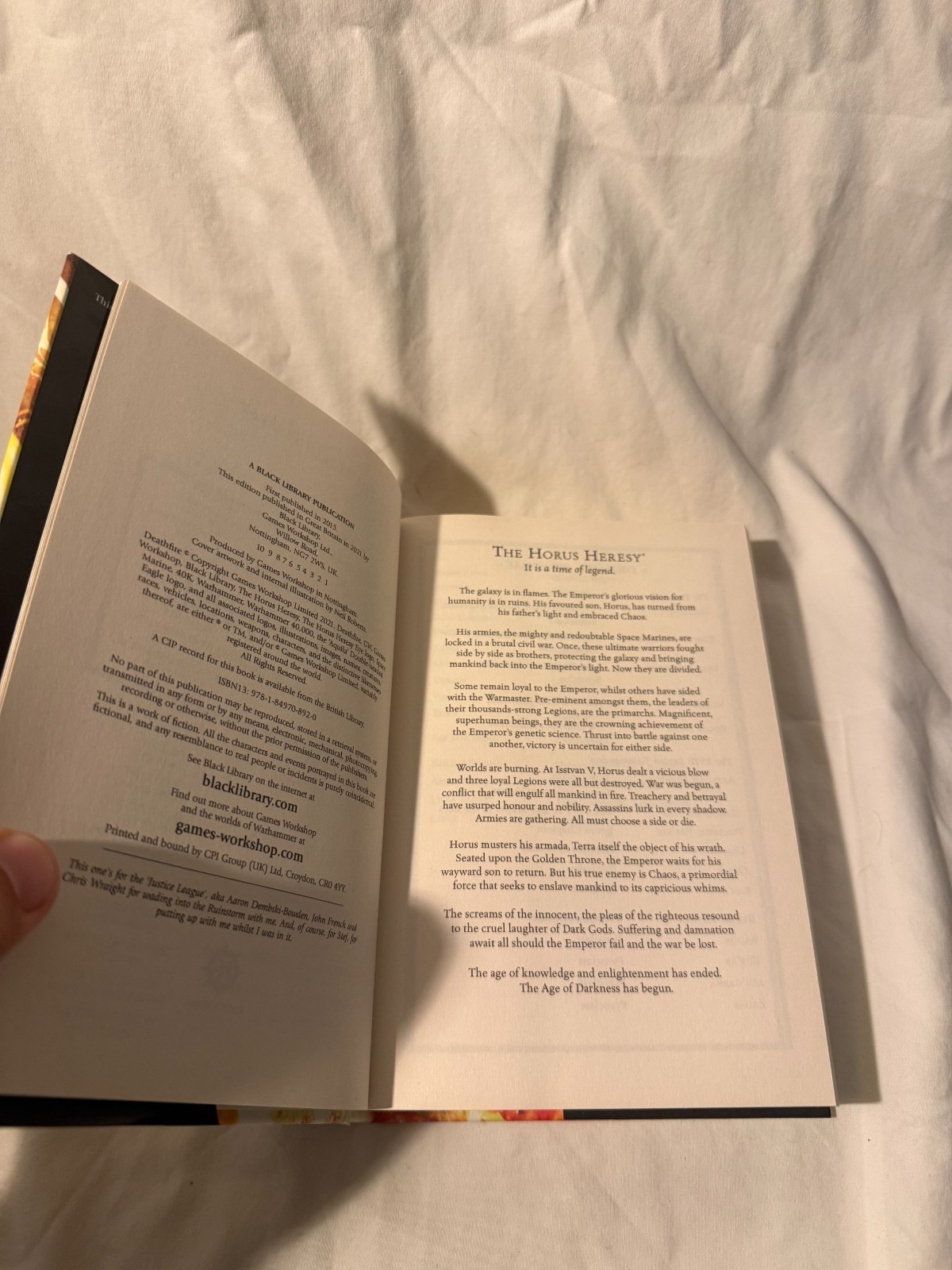 Horus Heresy – Deathfire: Into the Ruinstorm Nick Kyme Hardcover – Warhammer 40K