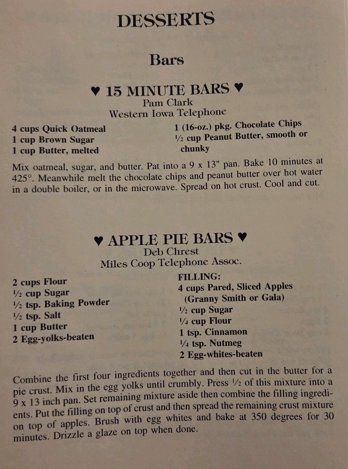Vintage Iowa Telephony Cooks~A Collection Of Favorite Recipes~06′ Morris Press😋