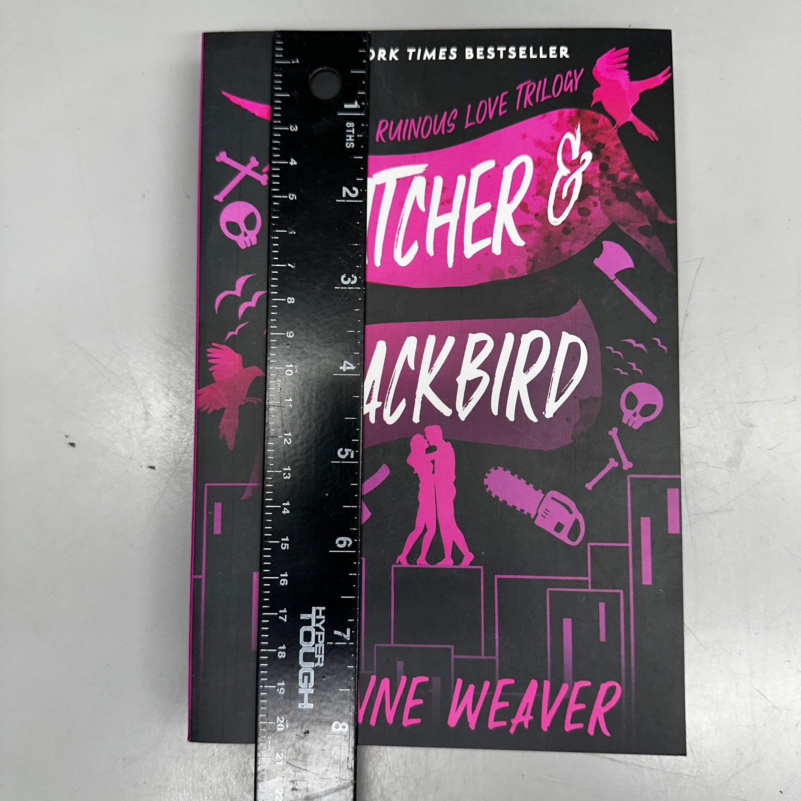 BRYNNE WEAVER Butcher & Blackbird: The Ruinous Love Trilogy 5.5″x8″ Black & Purp