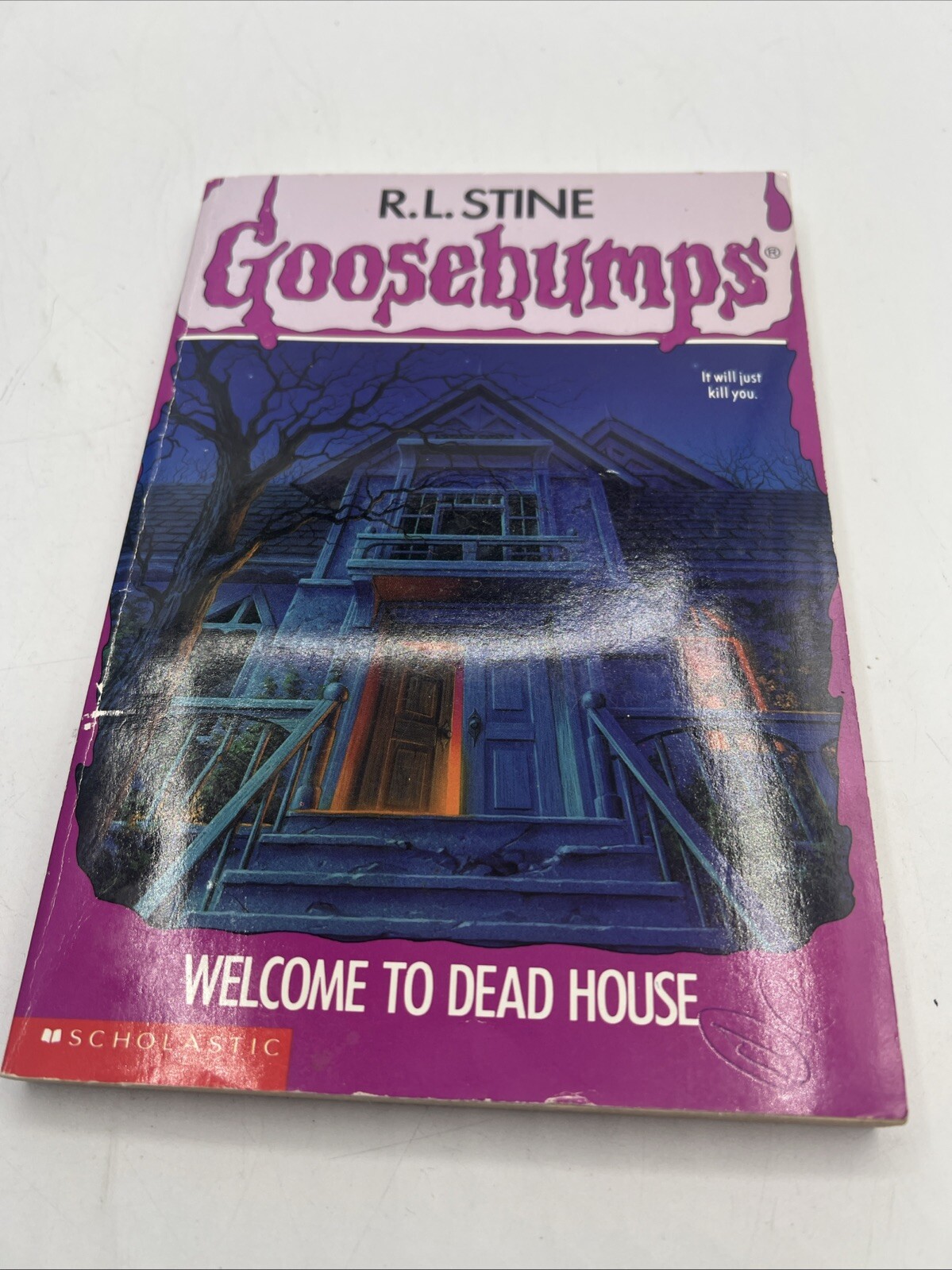 Lot of 4 Scholastic Goosebumps Paperback Books # 1,4,9,11 Parachute Press Vtg