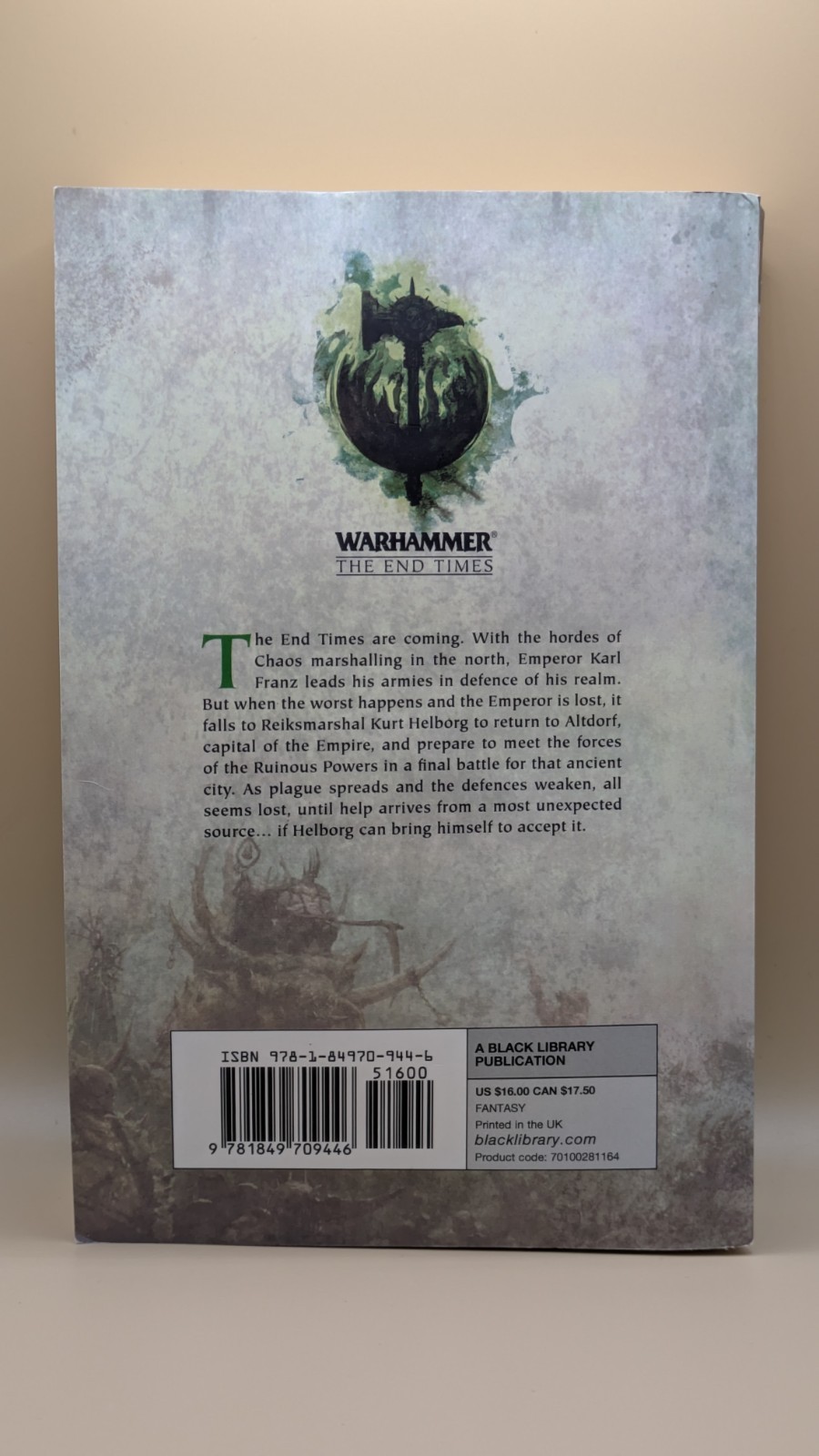 The Fall Of Altdorf – Warhammer The End Times II 2 Old World – Chris Wraight PB