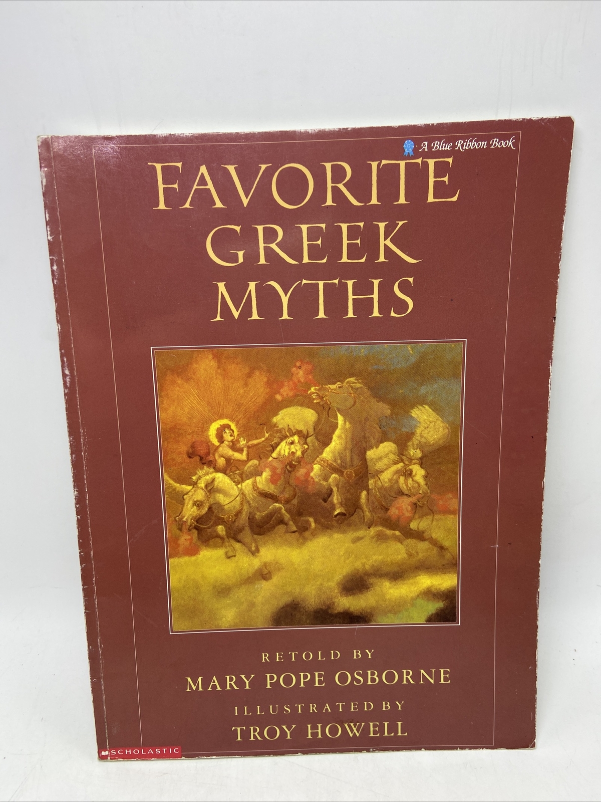 Favorite Greek Myths By Mary Pope Osborne Blue Ribbon Book For Children 1989