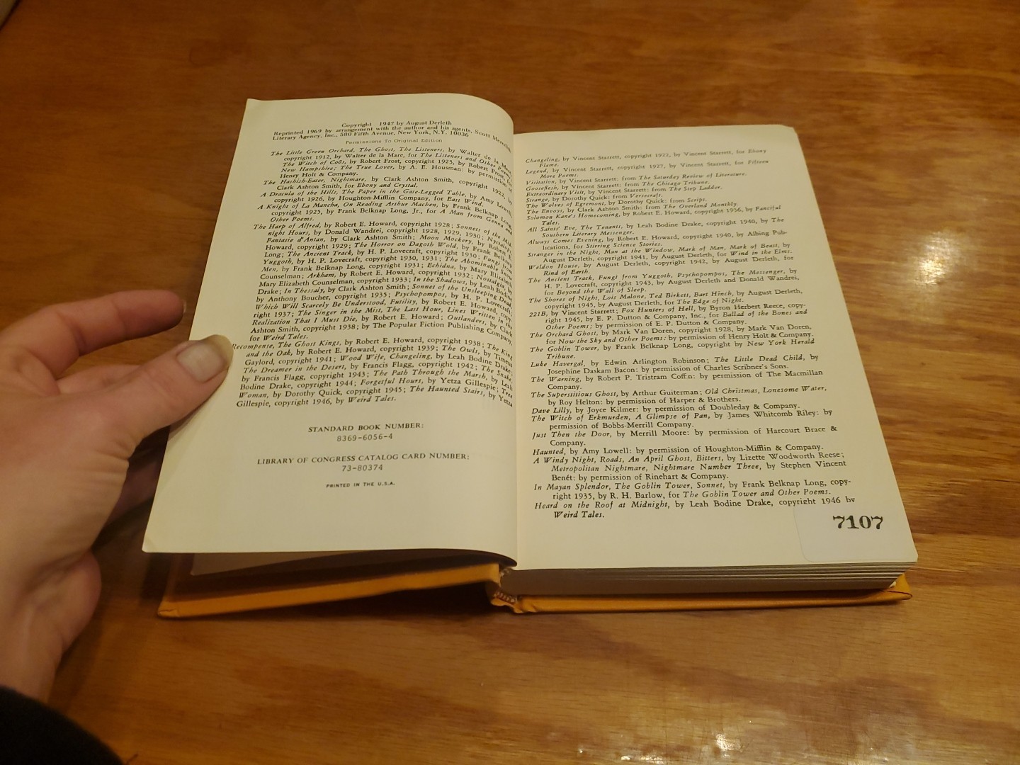 Dark of the Moon: Poems of Fantasy and the Macabre edited by A. Derleth 1969 HC