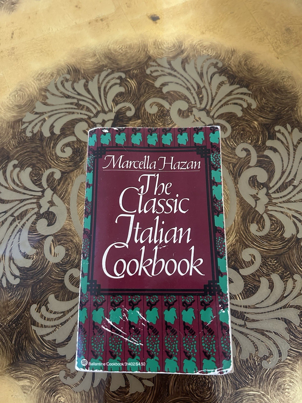 The Classic Italian Cookbook, Marcella Hazan, Paperback Vtg