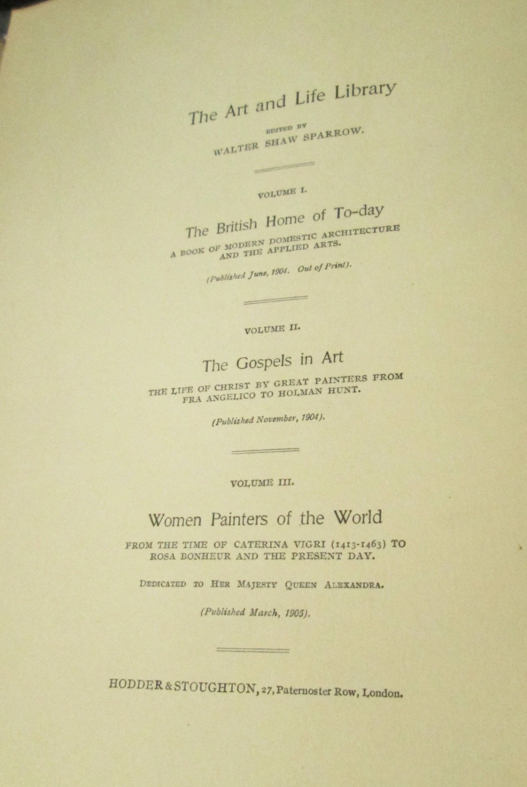 Women Painters Of The World Book 1905 W Shaw Sparrow gold gilded pages 332 pgs