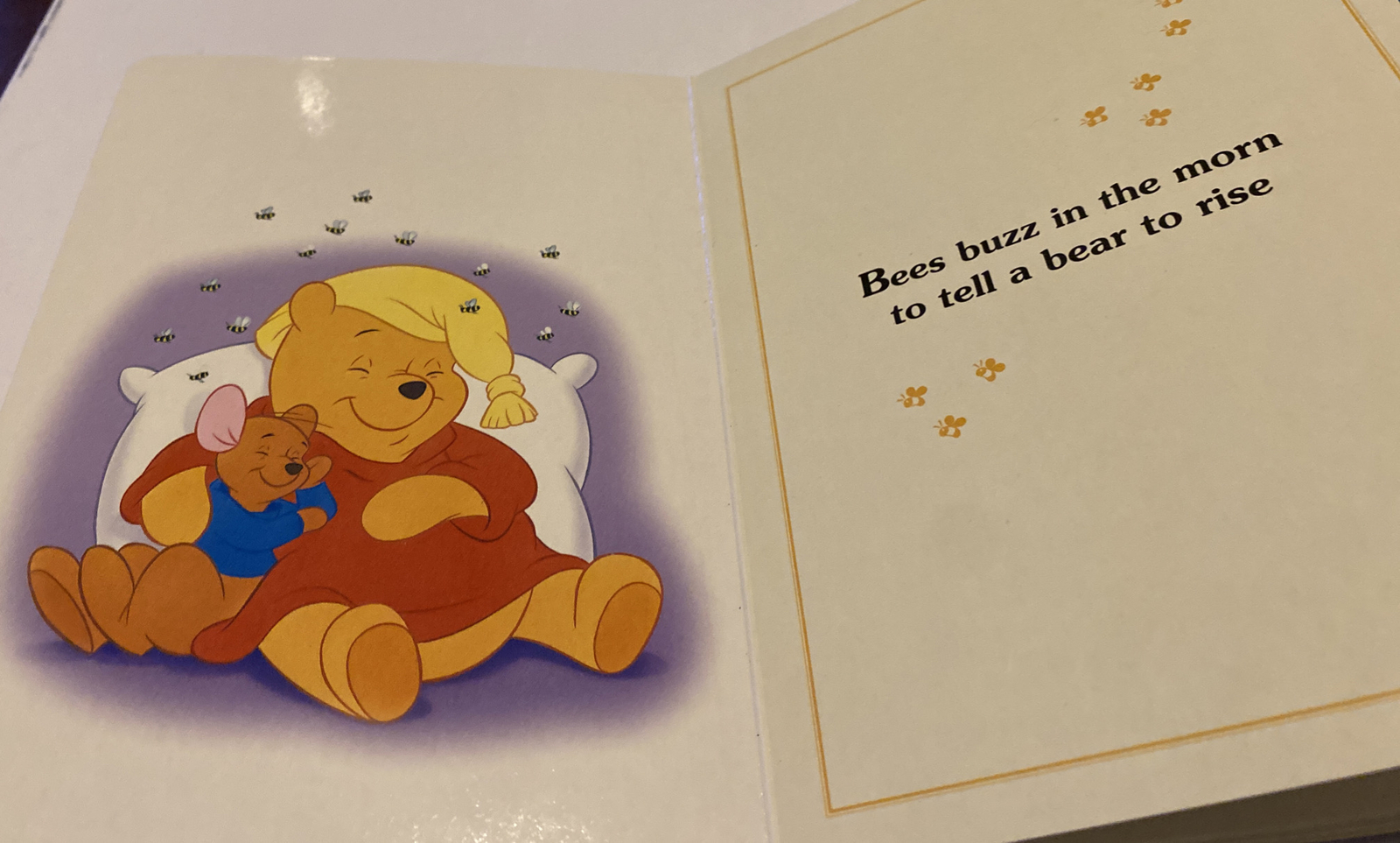 Disney Ready for Bed Winnie the Pooh Board Childrens Book 1999 Random House