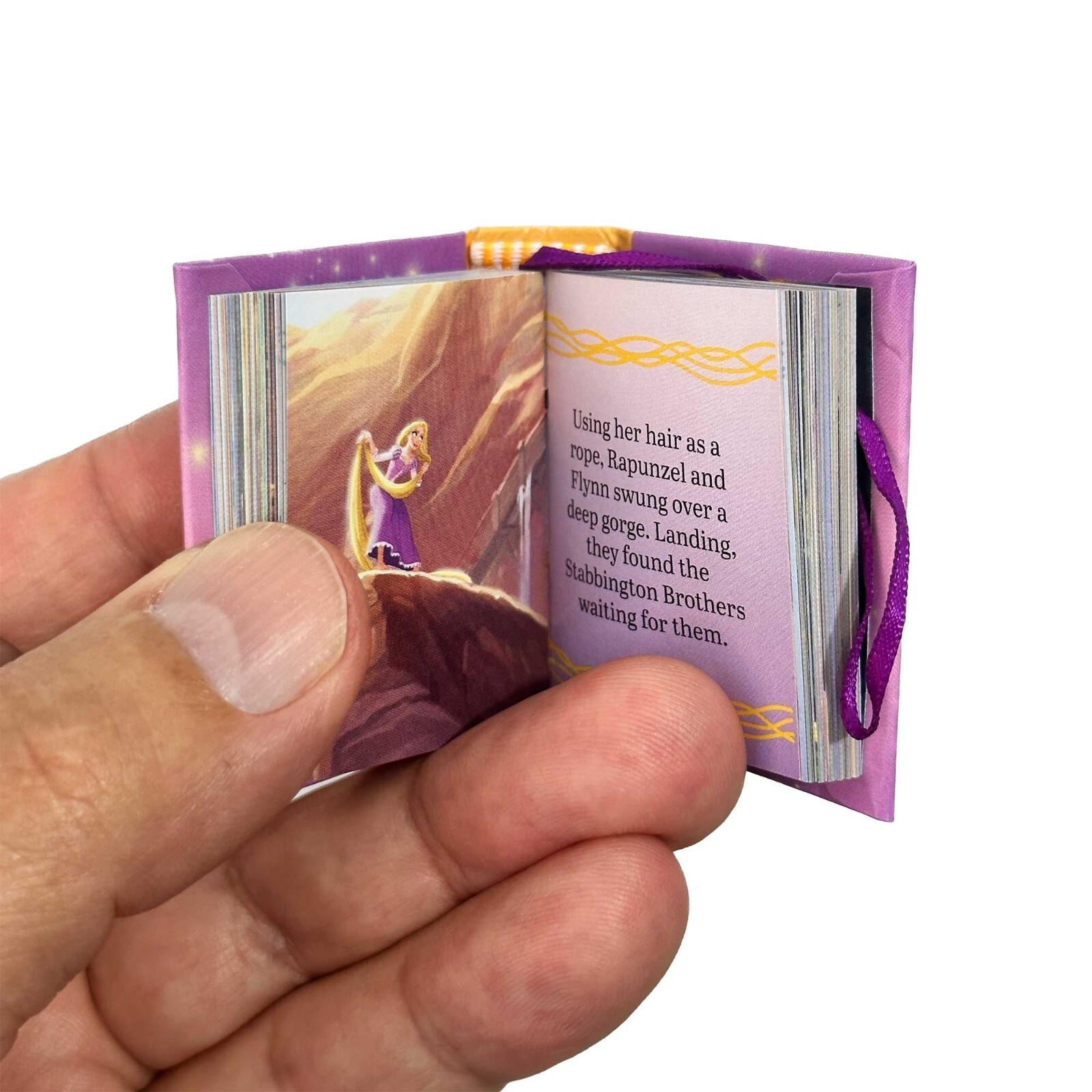 new Disney Tangled tiny book 1.7 In high hardcover 304 pgs full color hardcover