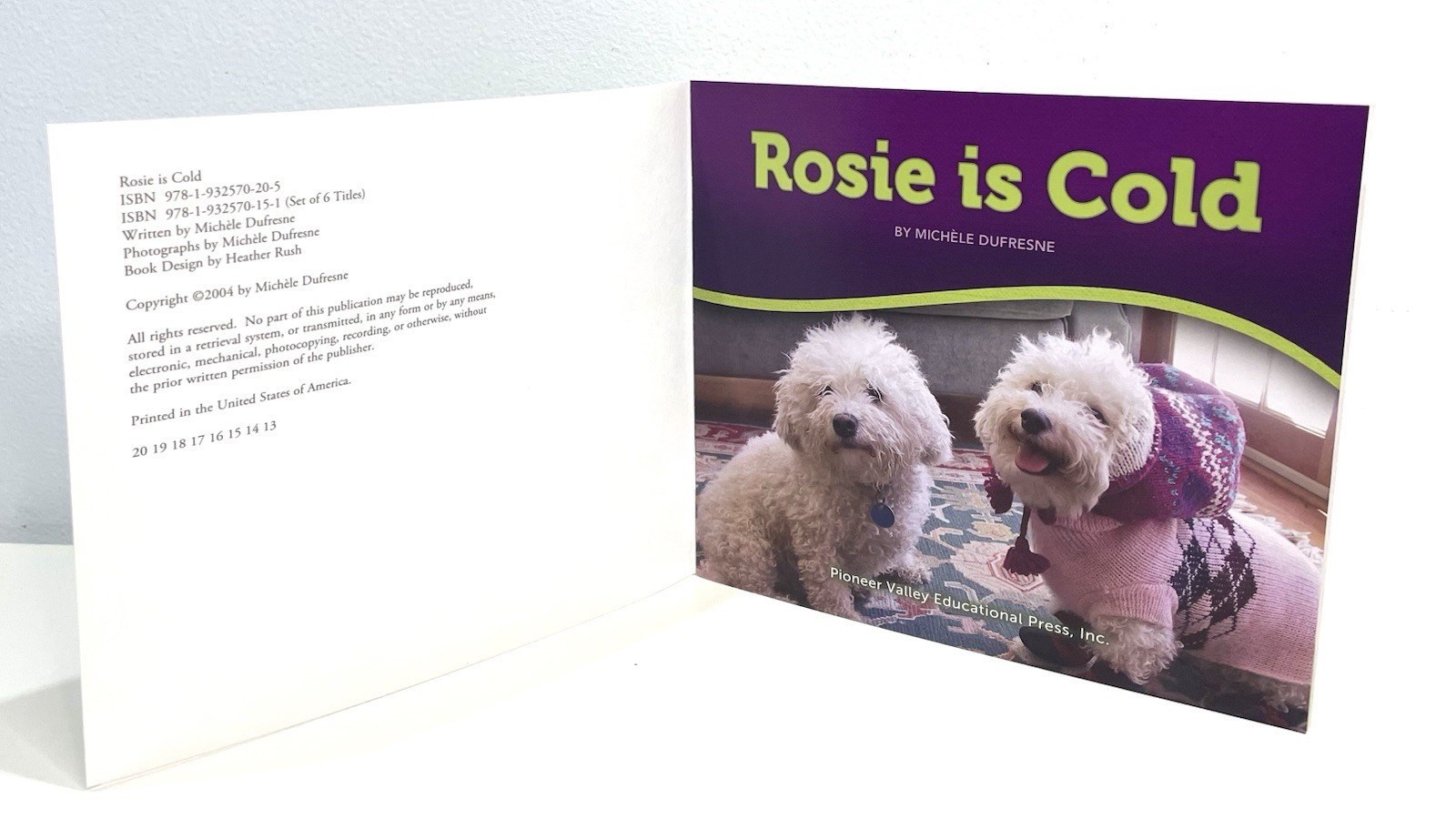 Bella & Rosie Early Readers Books Green 6 Pioneer Valley Dufresne Homeschool B