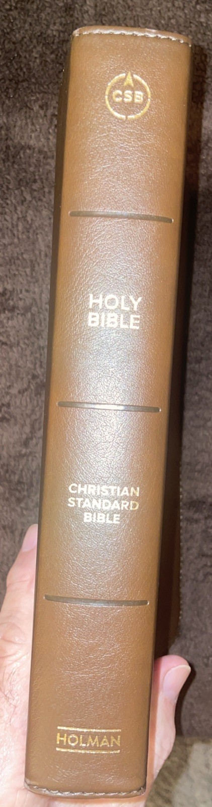 CSB Restoration Bible, Brown Leather-touch: Thumb-indexed