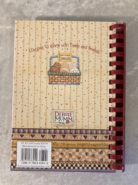 Old Fashioned Cookies Illustrated by Debbie Mumm 223 Pages Hardcover Spiral