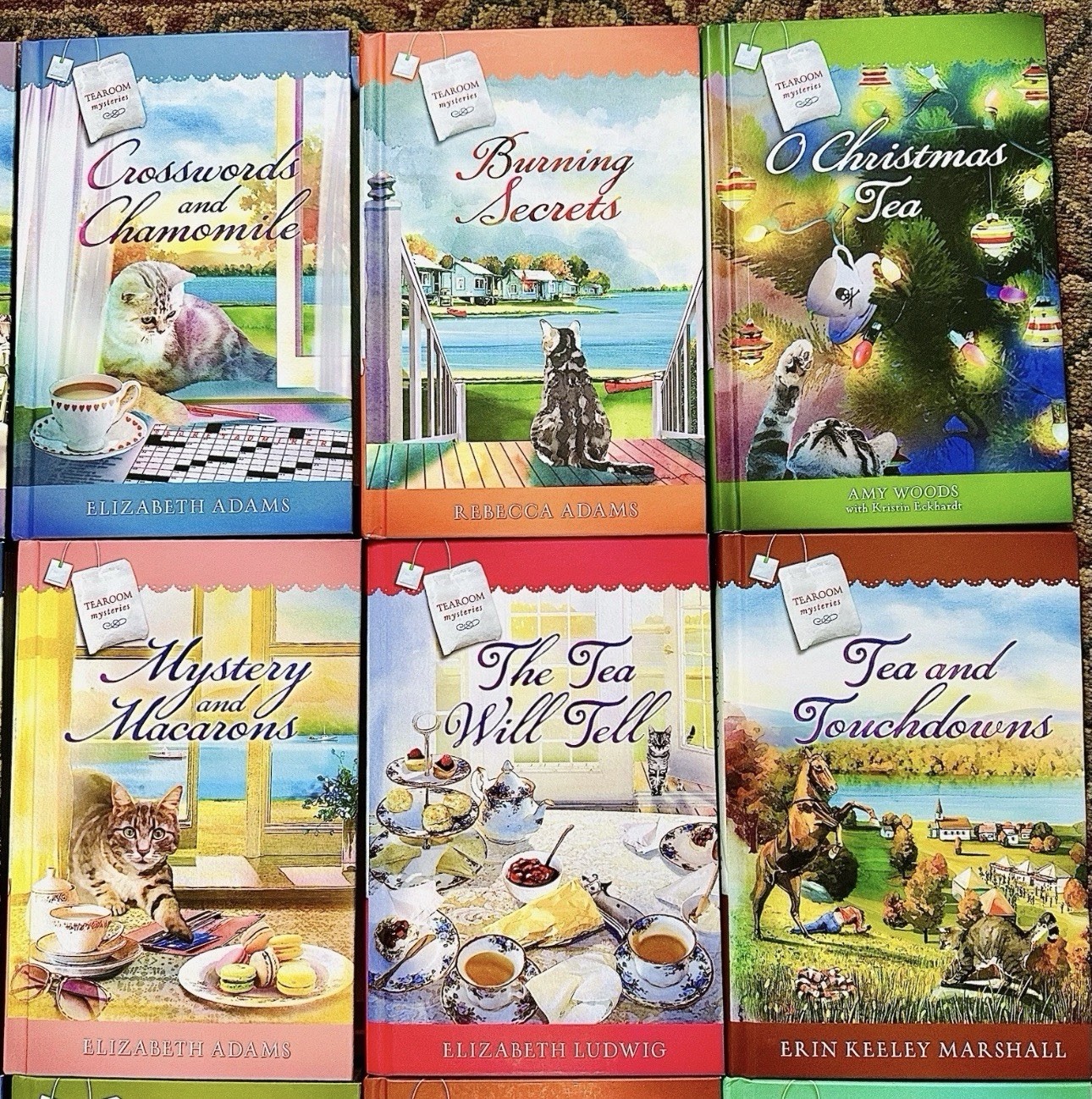 Tearoom Mysteries 27 HC Books COMPLELTE SET Lot Christian Guideposts Near Mint