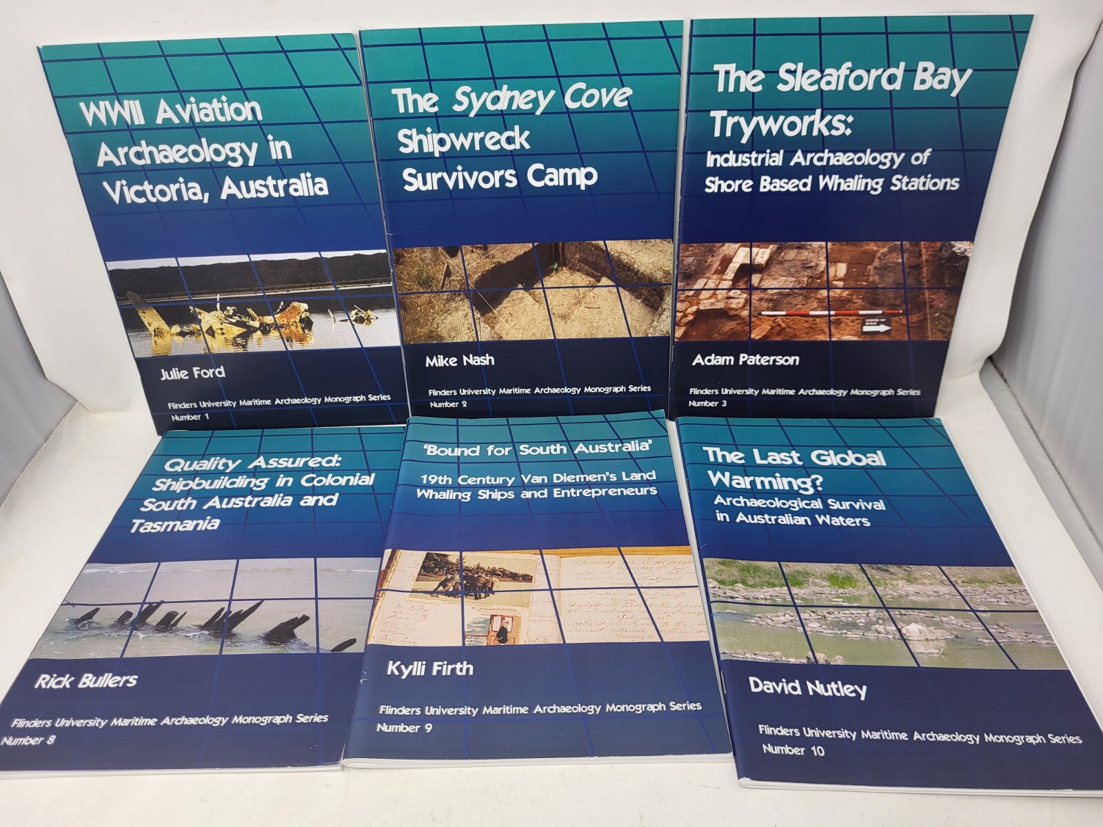 Lot 6 Flinders Univ Maritime Archaeology Monograph Series Australia 1 2 3 8 9 10