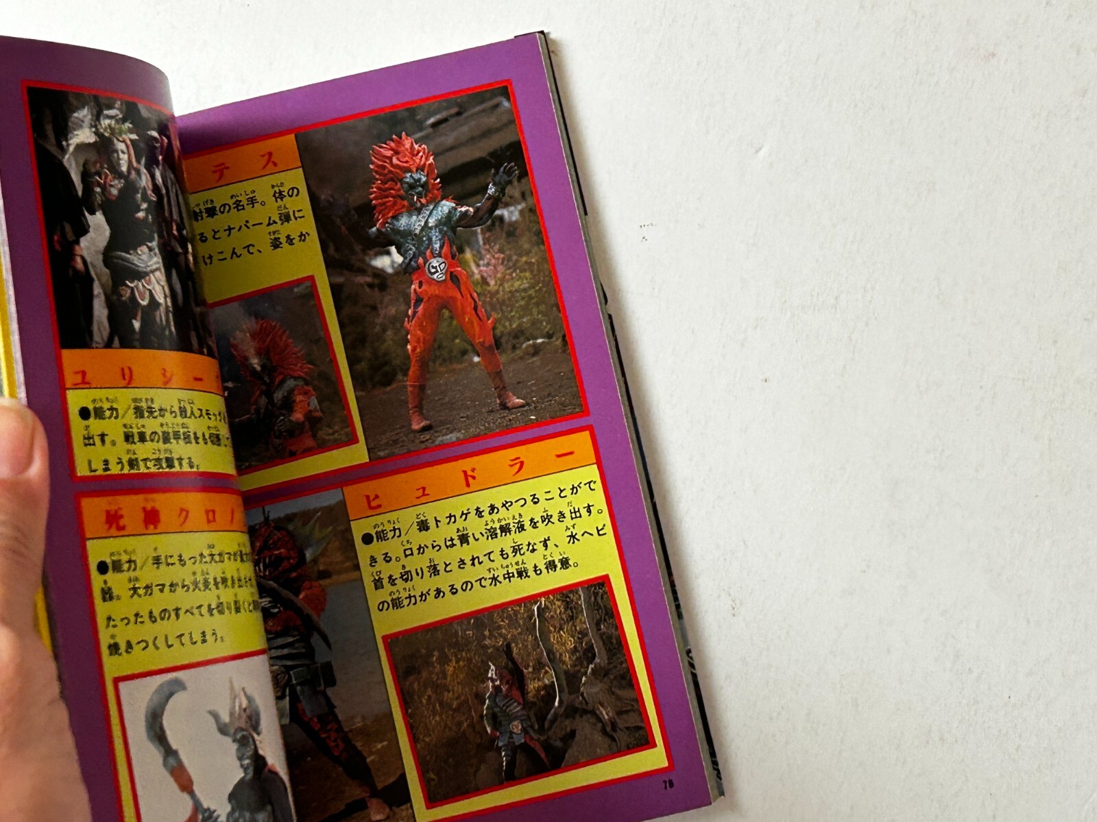 KAMEN RIDER Kaijin Complete Works Encyclopedia Picture Book Japan Tokusatsu 1981