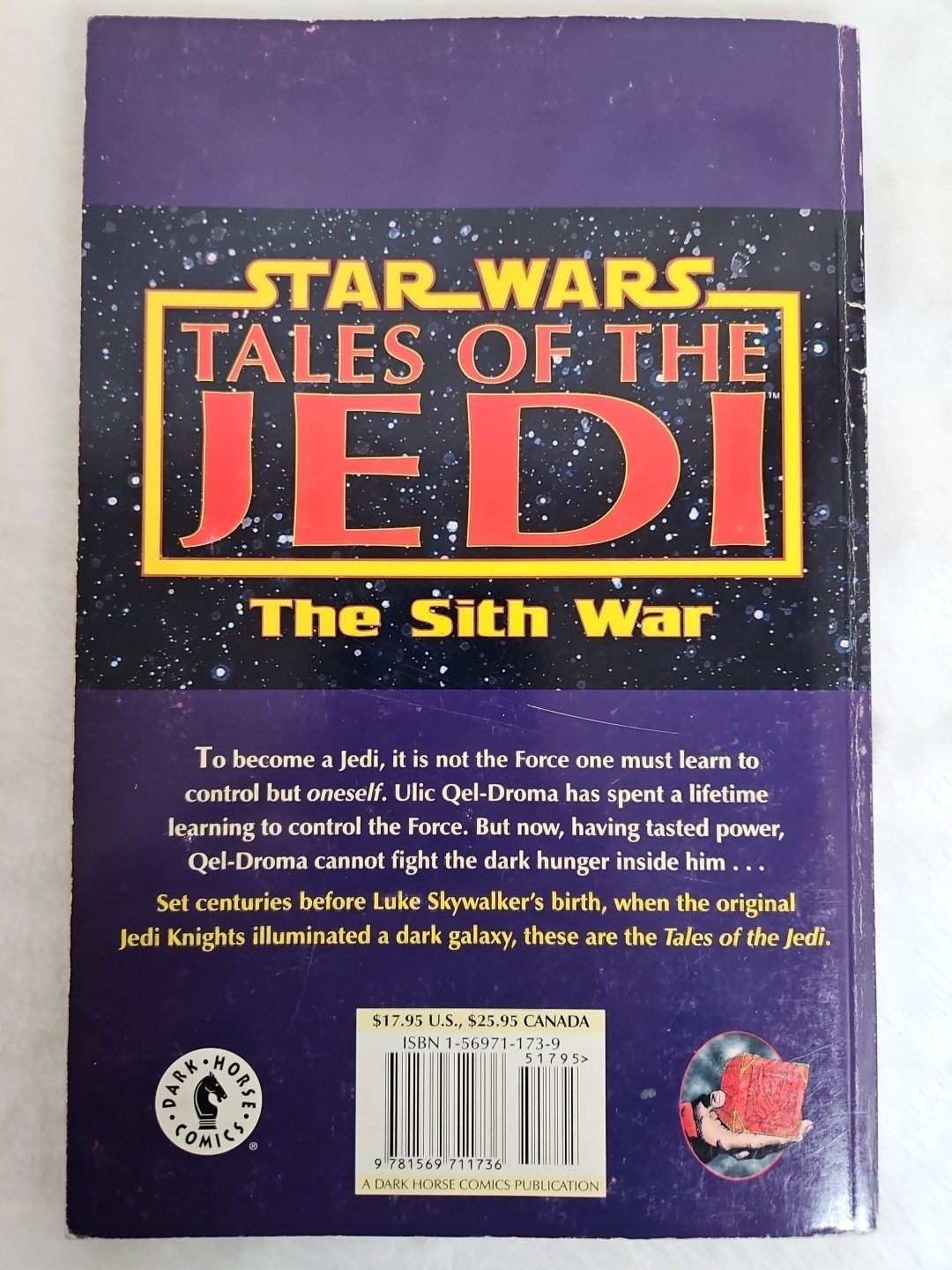 Star Wars (Dark Horse Comics) 5-Book TPB Lot, Good Condition