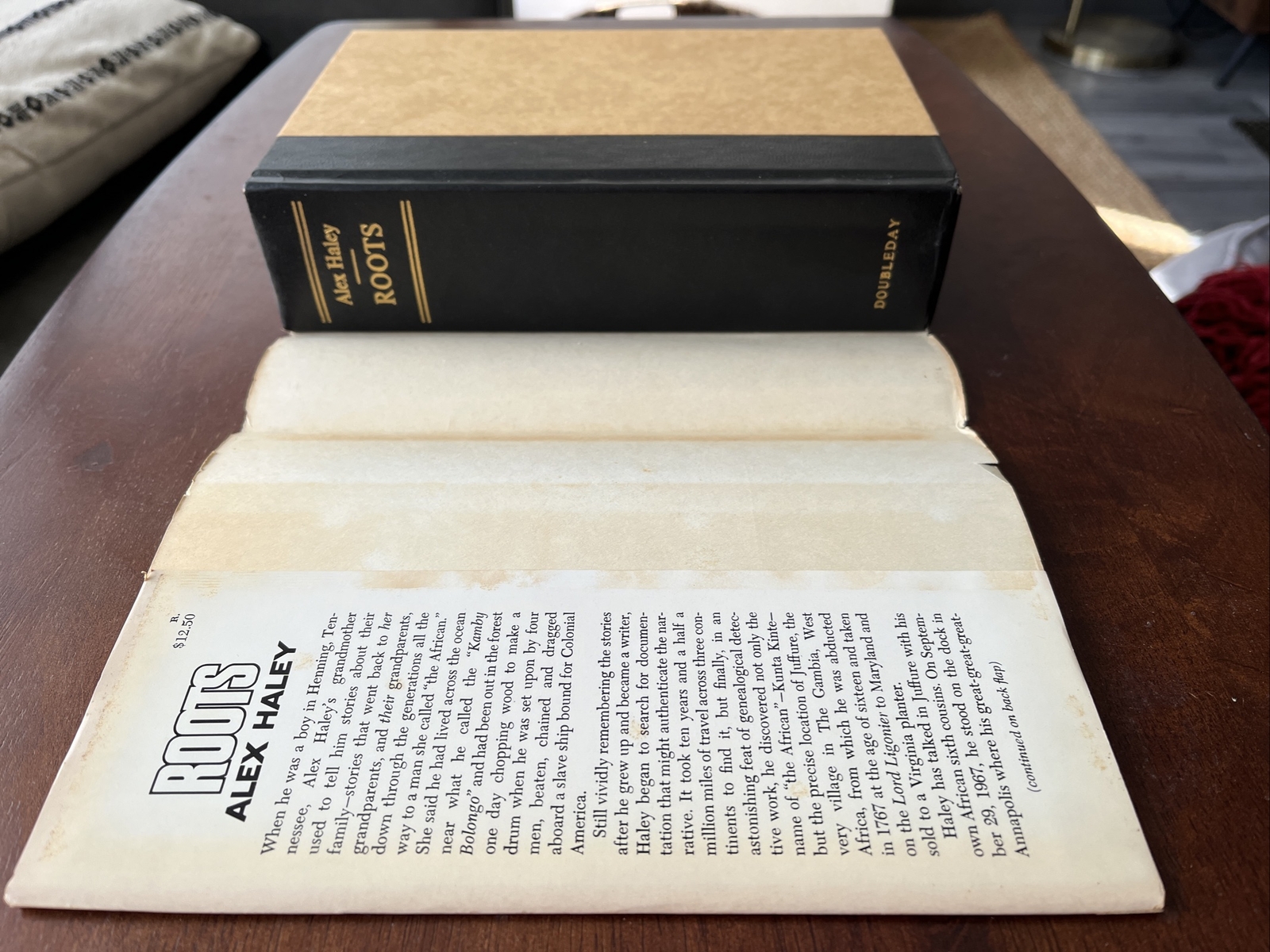 ROOTS by Alex Haley First Edition 1976 Doubleday Hardcover with Dust Jacket