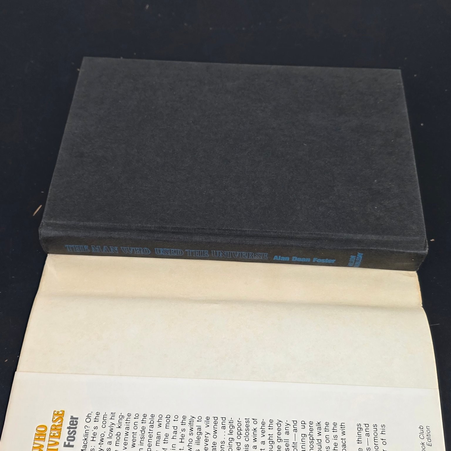 The Man Who Used the Universe Alan Dean Foster 1983 Science Fiction Nelson